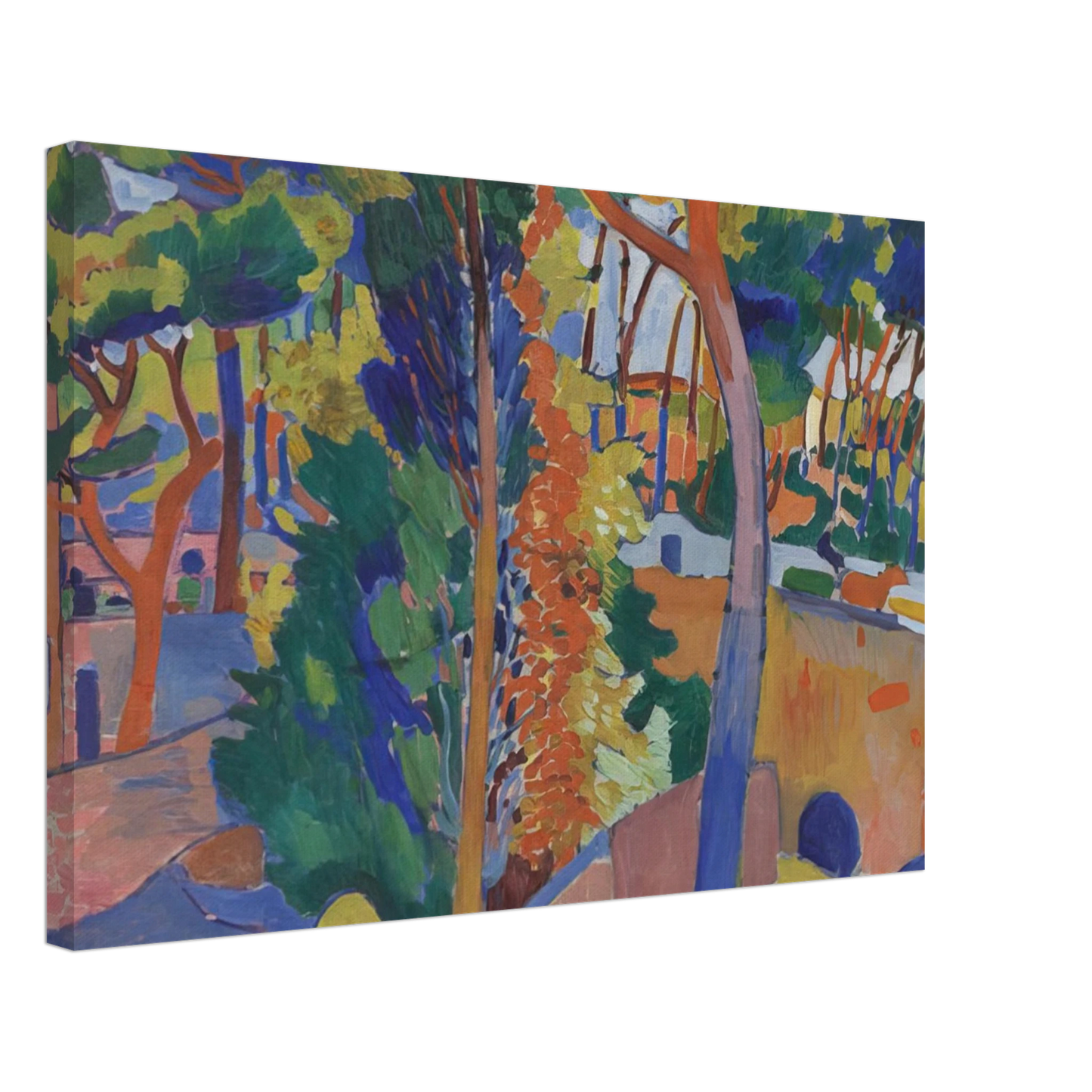 Andre Derain - BRIDGE OVER THE RIOU 1906 Canvas - 40x60 cm / 16x24 inches-canvas