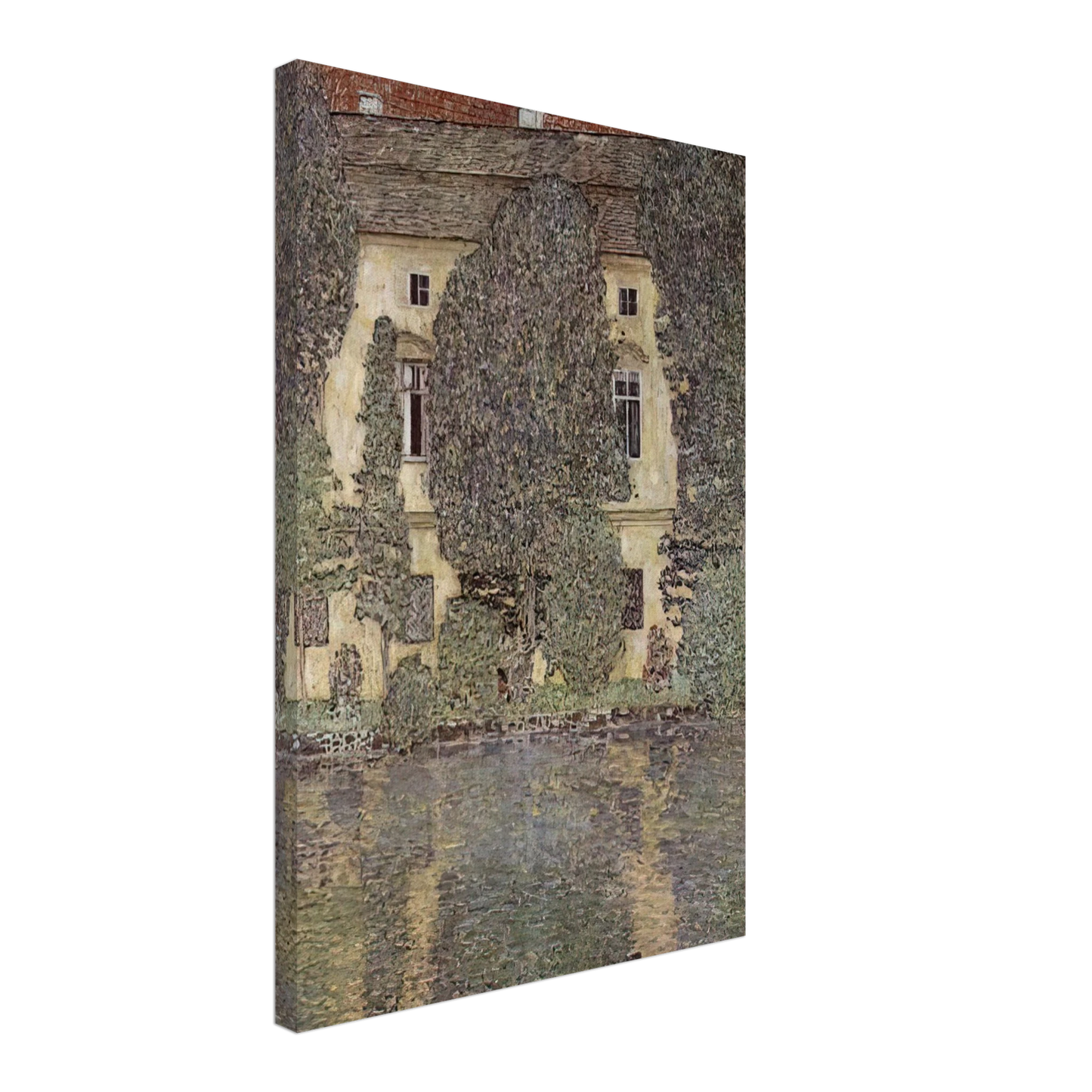 Gustav Klimt - THE SCHLOSS KAMMER ON THE ATTERSEE III 1910 Canvas - 40x60 cm / 16x24 inches-canvas