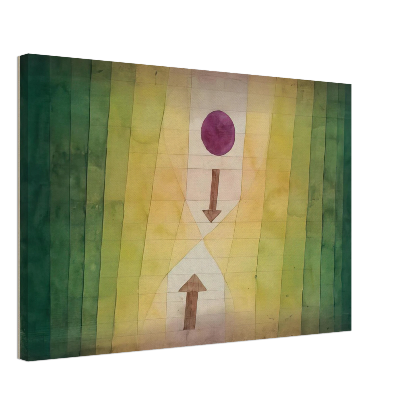 Paul Klee - BEFORE THE BLITZ 1923 Canvas - 40x60 cm / 16x24 inches-canvas