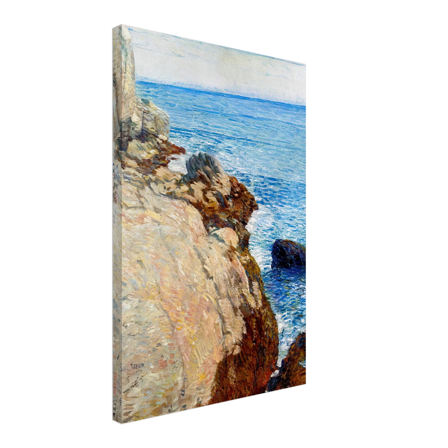 Childe Hassam - The East Headland, Appledore - Isles of Shoals Canvas - 40x60 cm / 16x24 inches-canvas
