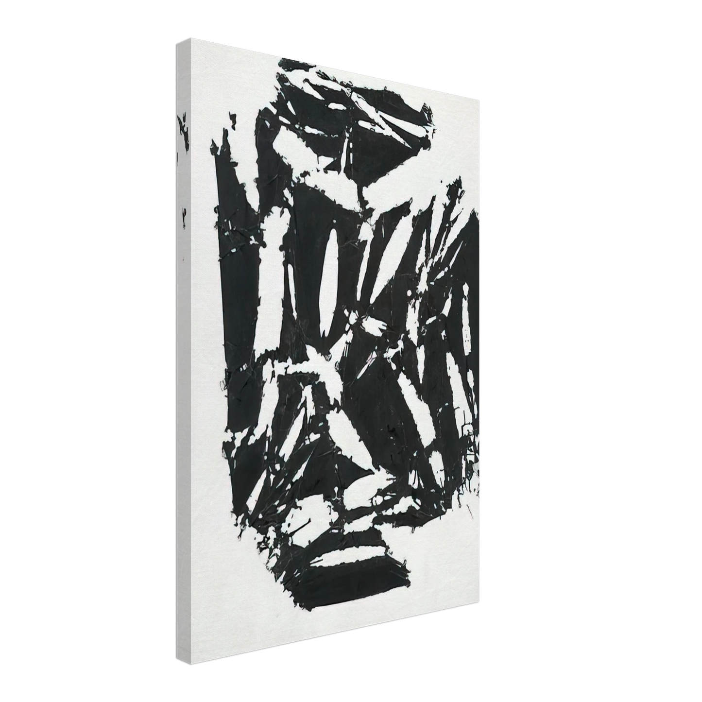 Simon Hantai - Laissee - 1994 Canvas - 40x60 cm / 16x24 inches-canvas