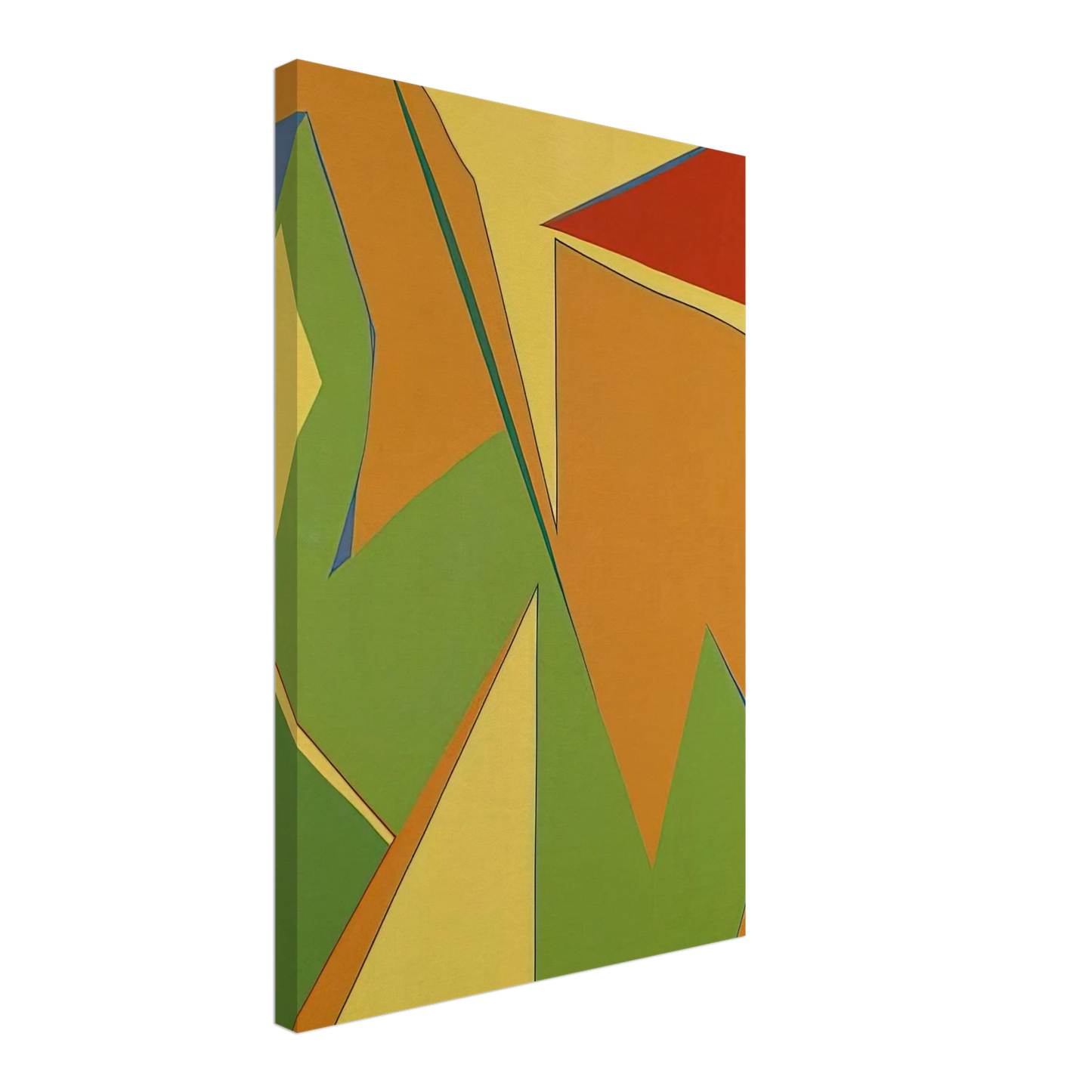 Fernand Leduc - Jaune Canvas - 70x100 cm / 28x40 inches-canvas