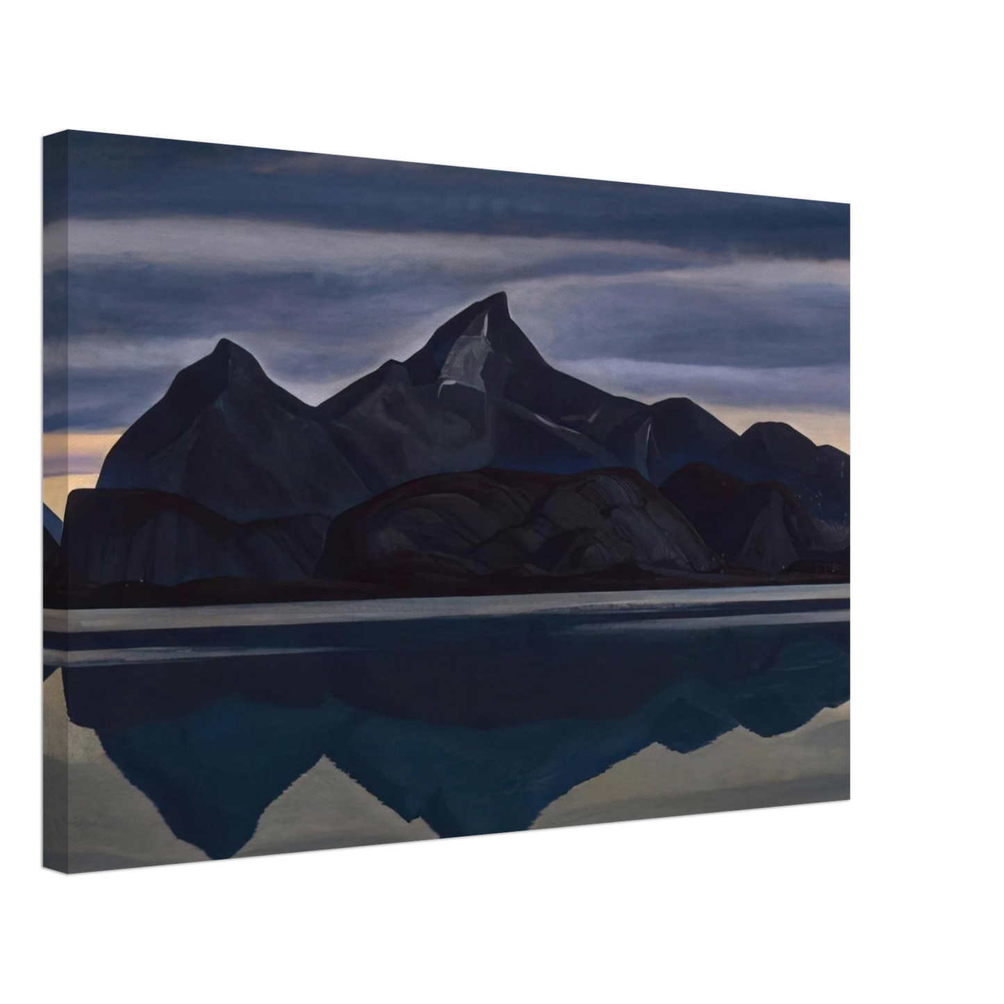 Rockwell Kent - Mirrored Mountain, South Greenland Canvas - 40x60 cm / 16x24 inches-canvas