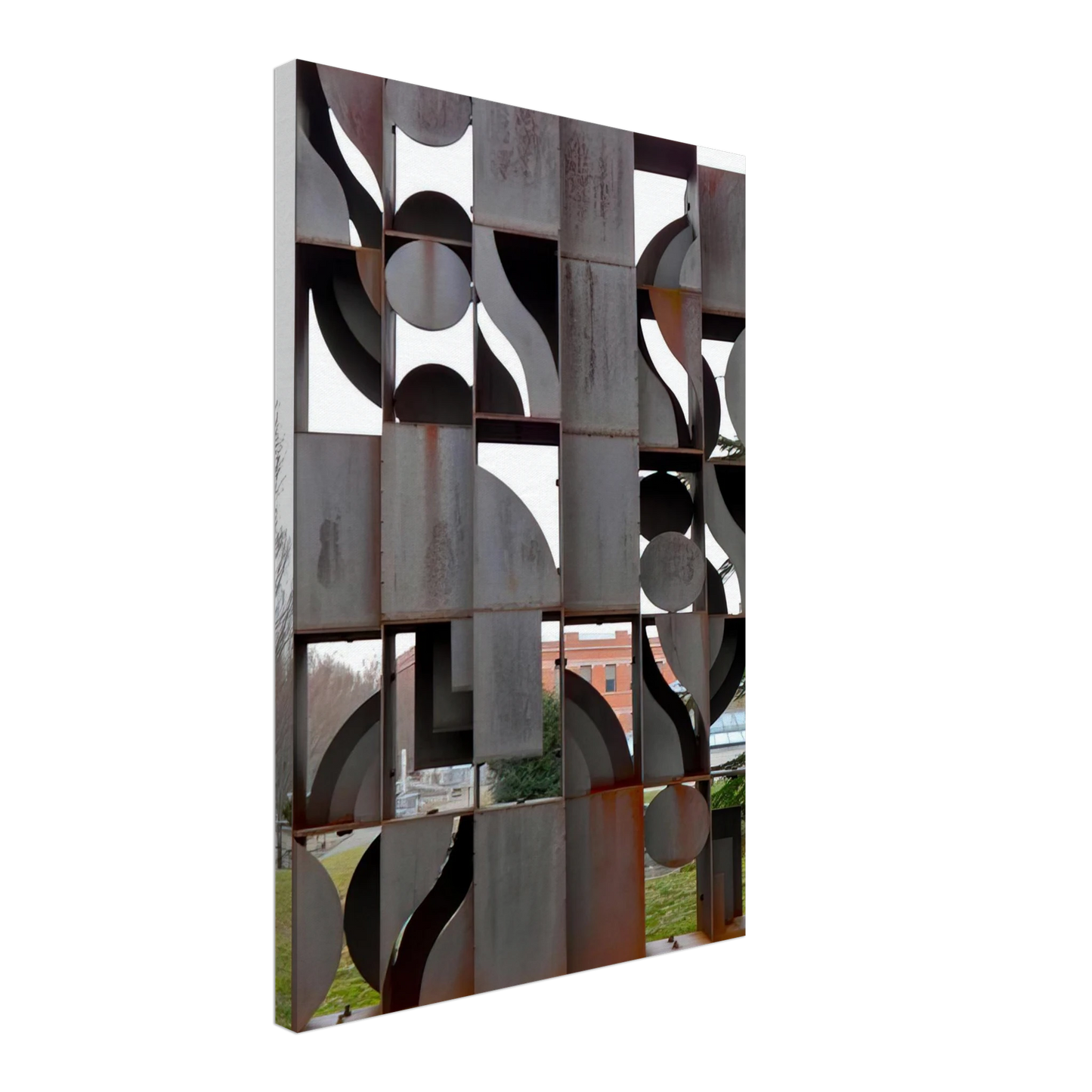 Louise Nevelson - ATMOSPHERE AND ENVIRONMENT X 1969 Canvas - 70x100 cm / 28x40 inches-canvas