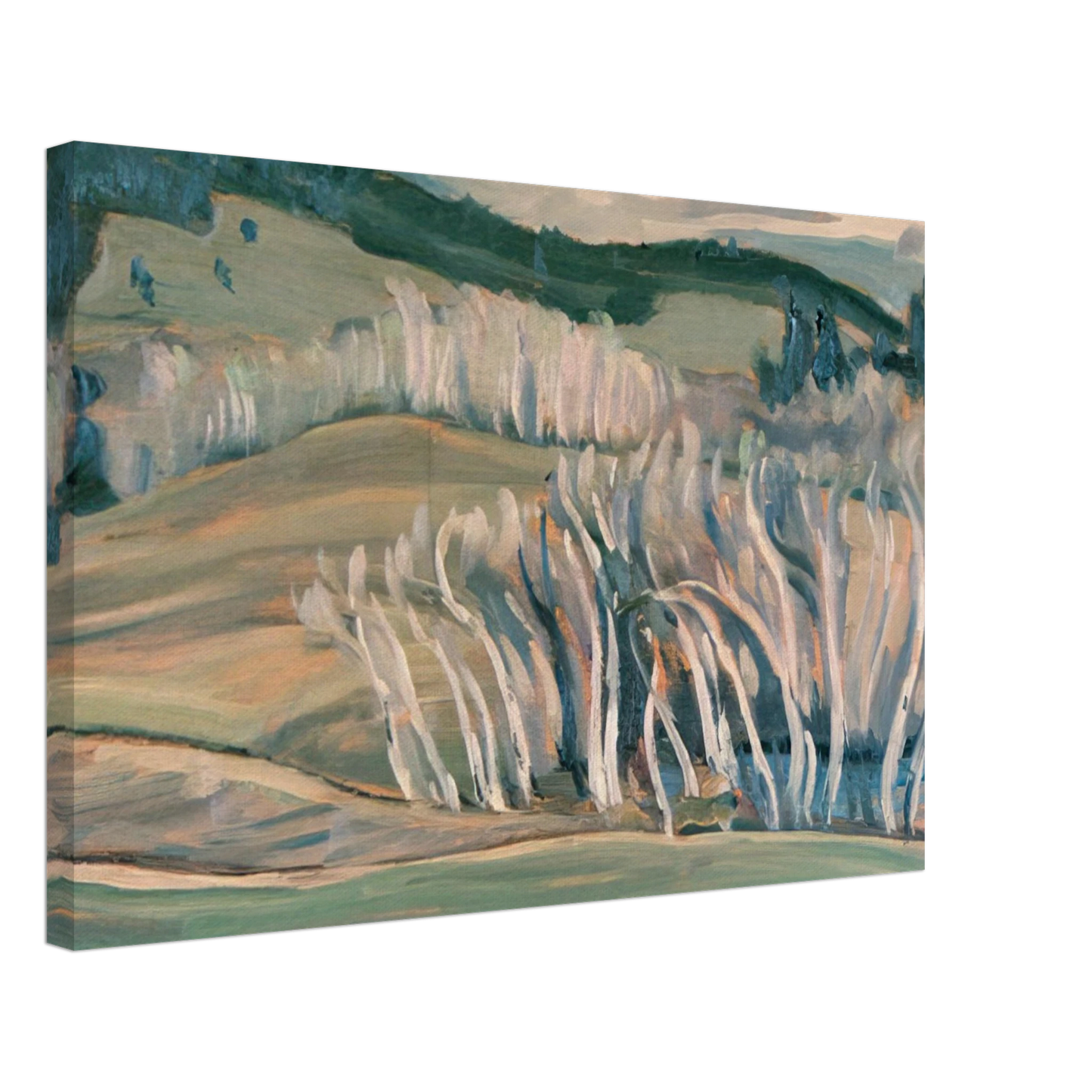 A.Y. Jackson - Spring, Caribou Country - 1949 Canvas - 70x100 cm / 28x40 inches-canvas