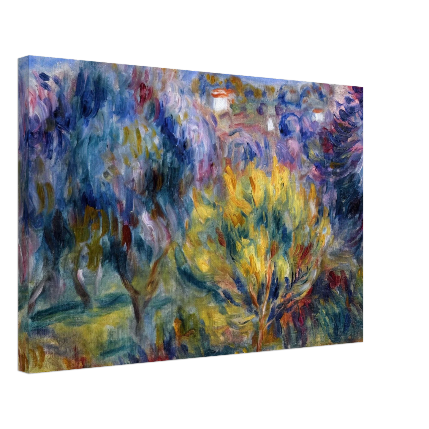 Pierre-Auguste Renoir - Landscape with a View of the Sea Canvas - 70x100 cm / 28x40 inches-canvas