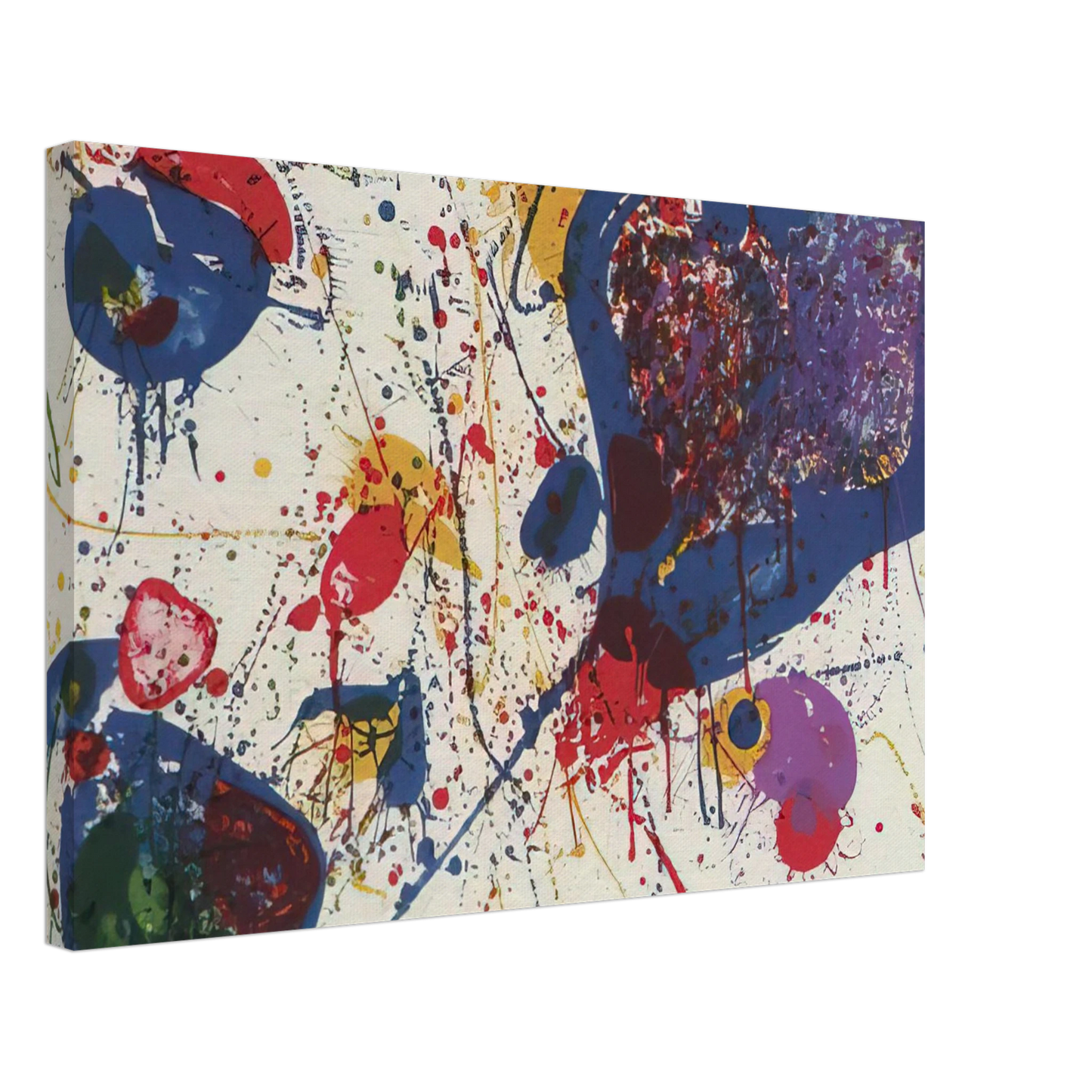 Sam Francis - Light Violet Lembark L20 Canvas - 70x100 cm / 28x40 inches-canvas