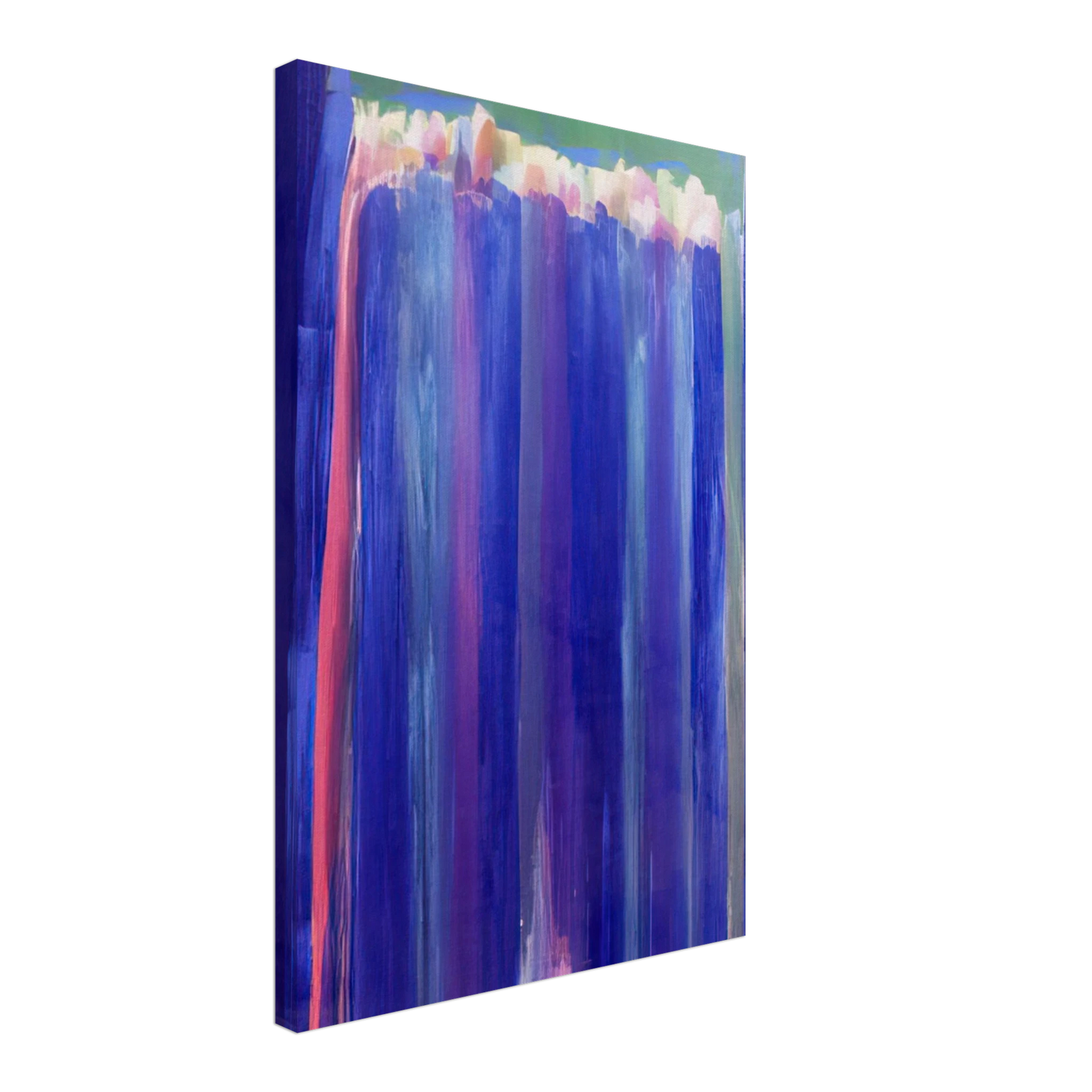 Ronnie Landfield - Marine Mystery - 1972 Canvas - 40x60 cm / 16x24 inches-canvas