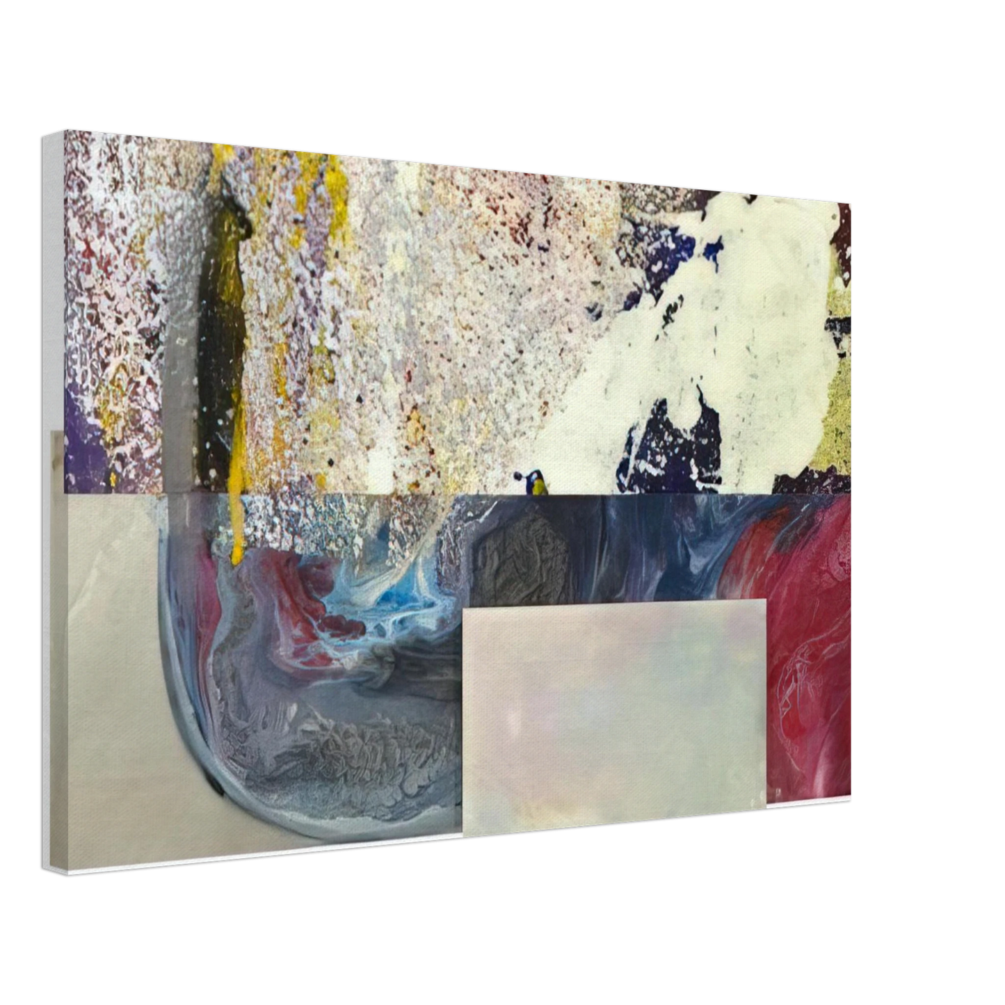 Sam Gilliam - Newly Little Canvas - 70x100 cm / 28x40 inches-canvas