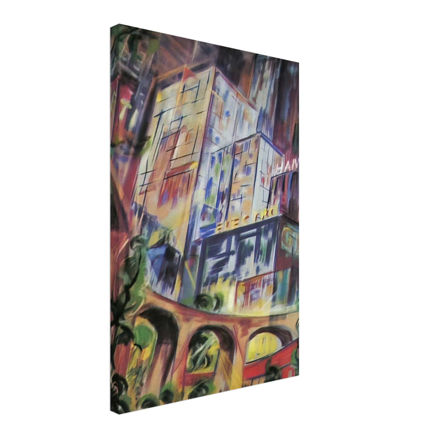 Konrad Zuse - Untitled - Expressionism Canvas - 40x60 cm / 16x24 inches-canvas