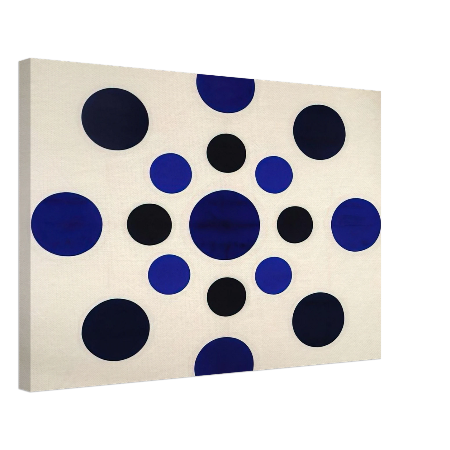 Thomas Downing - On Blue - 1963 Canvas - 70x100 cm / 28x40 inches-canvas