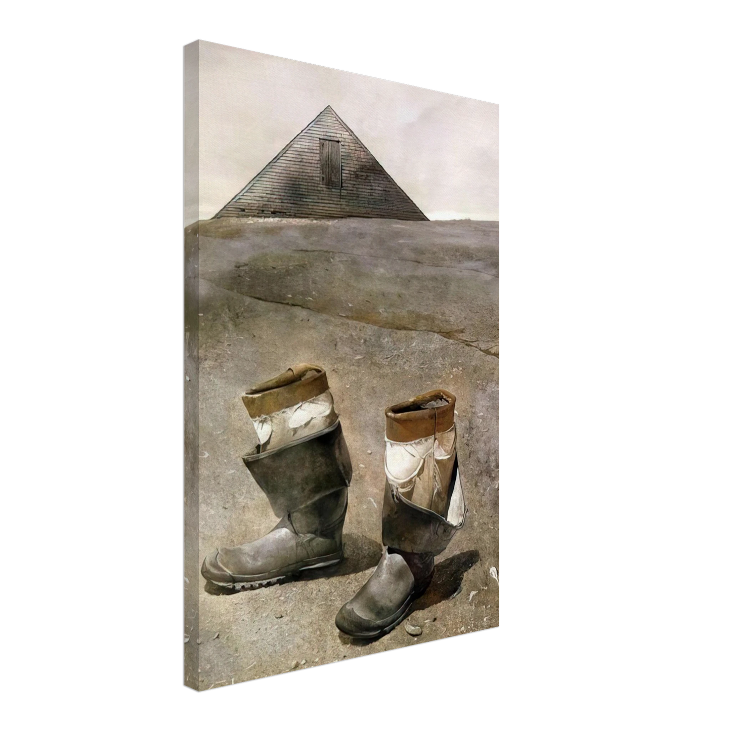 Andrew Wyeth - SEA BOOTS Canvas - 40x60 cm / 16x24 inches-canvas