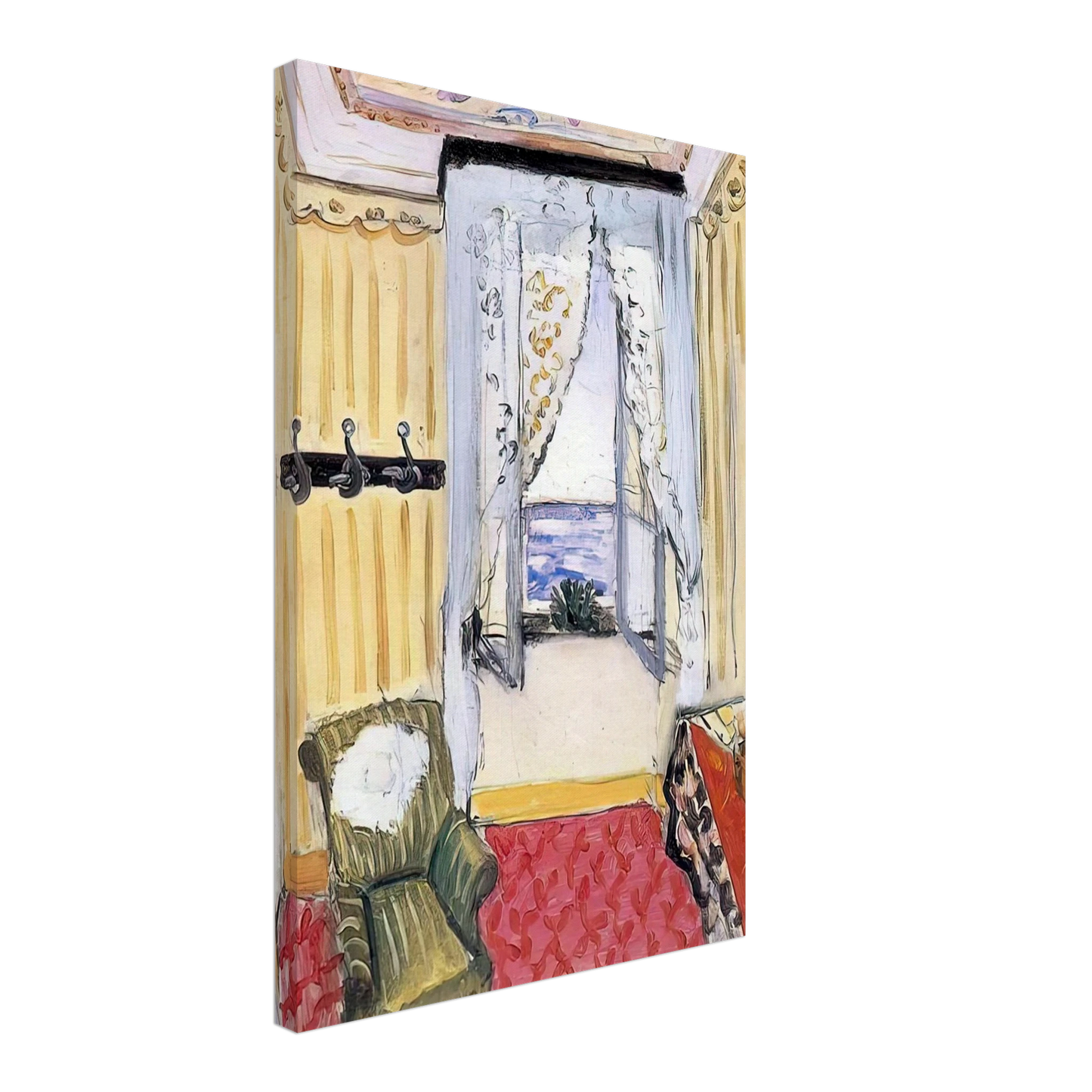 Henri Matisse - MY ROOM AT THE BEAU RIVAGE 1918 Canvas - 70x100 cm / 28x40 inches-canvas
