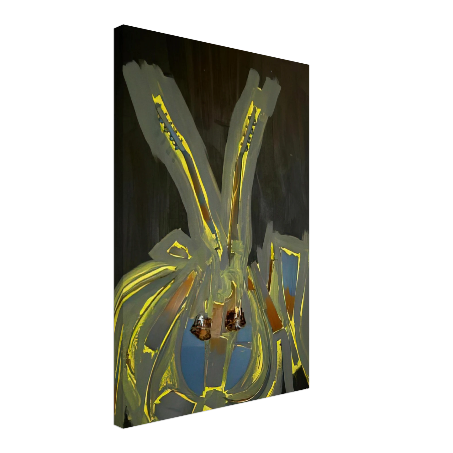 Arman - Mandoline - 2004 Canvas - 70x100 cm / 28x40 inches-canvas