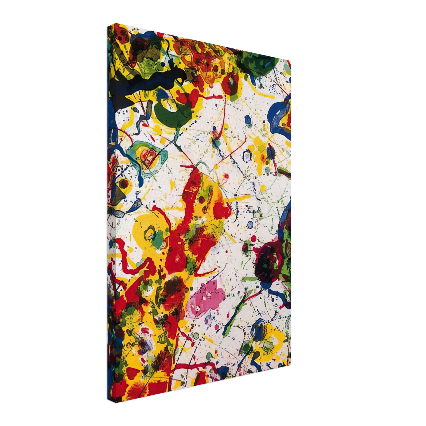 Sam Francis - Untitled SF-297 L L274 Canvas - 40x60 cm / 16x24 inches-canvas