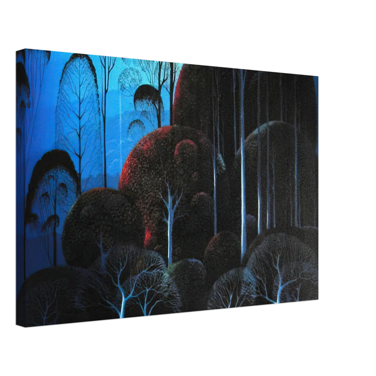 Eyvind Earle - Enchanted Forest Canvas - 70x100 cm / 28x40 inches-canvas