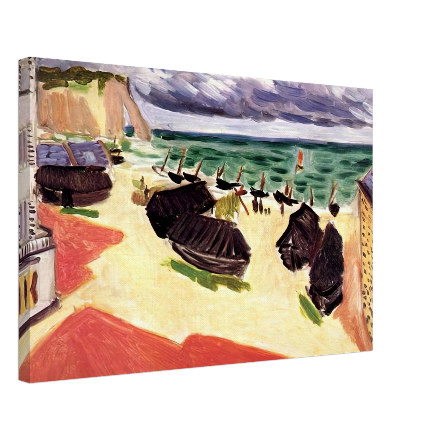 Henri Matisse - FISHING BOATS IN WINTER ETRETAT 1921 Canvas - 70x100 cm / 28x40 inches-canvas