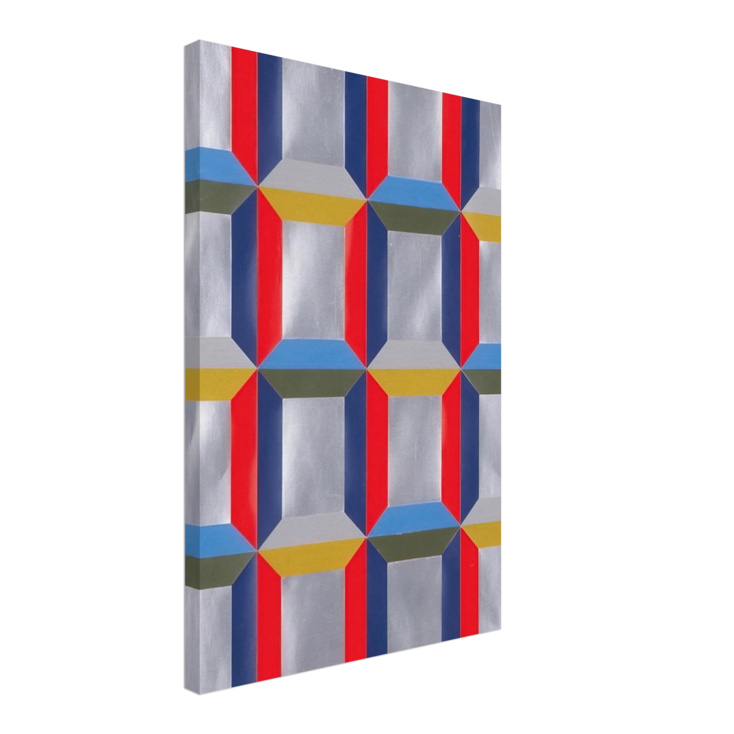 Miriam Schapiro - St. Marks 16 Frames - 1967 Canvas - 40x60 cm / 16x24 inches-canvas