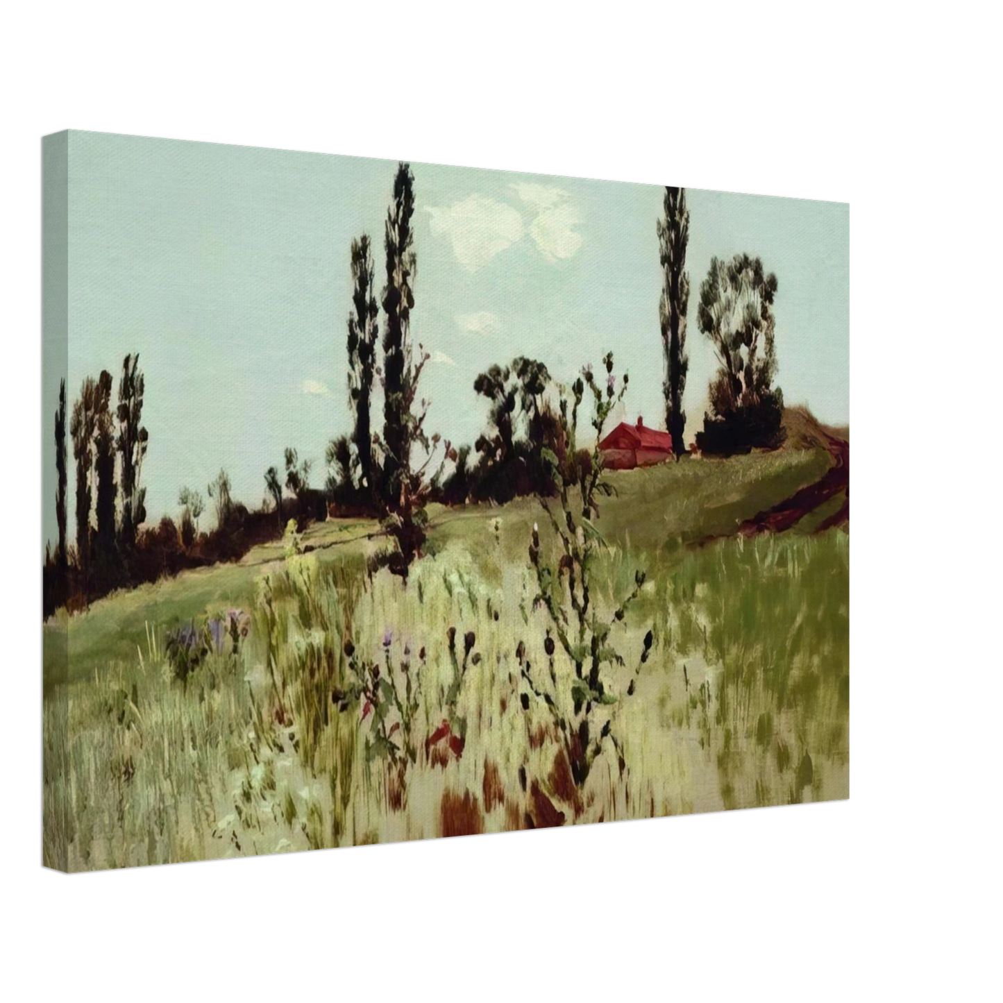 Arkhyp Kuindzhi - Poplar trees Canvas - 70x100 cm / 28x40 inches-canvas