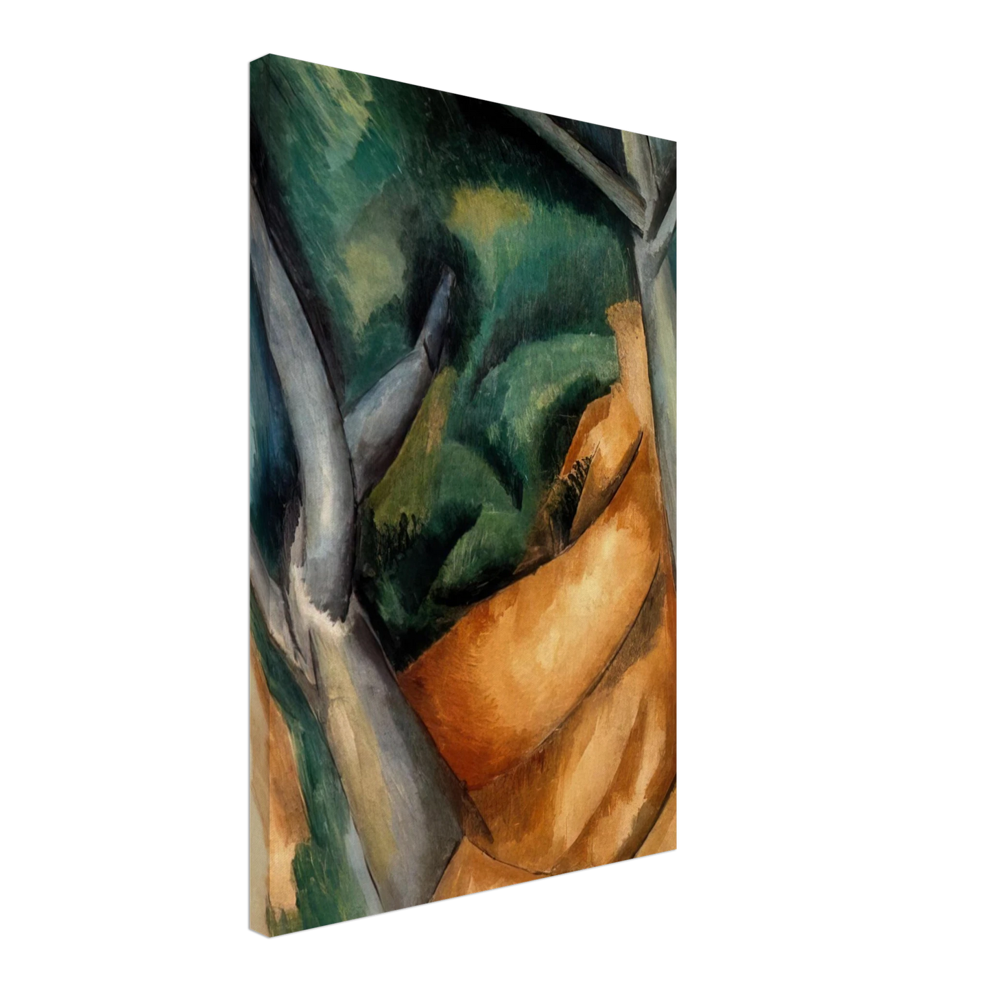 Raoul Dufy - TREES AT ESTAQUE 1908 Canvas - 70x100 cm / 28x40 inches-canvas