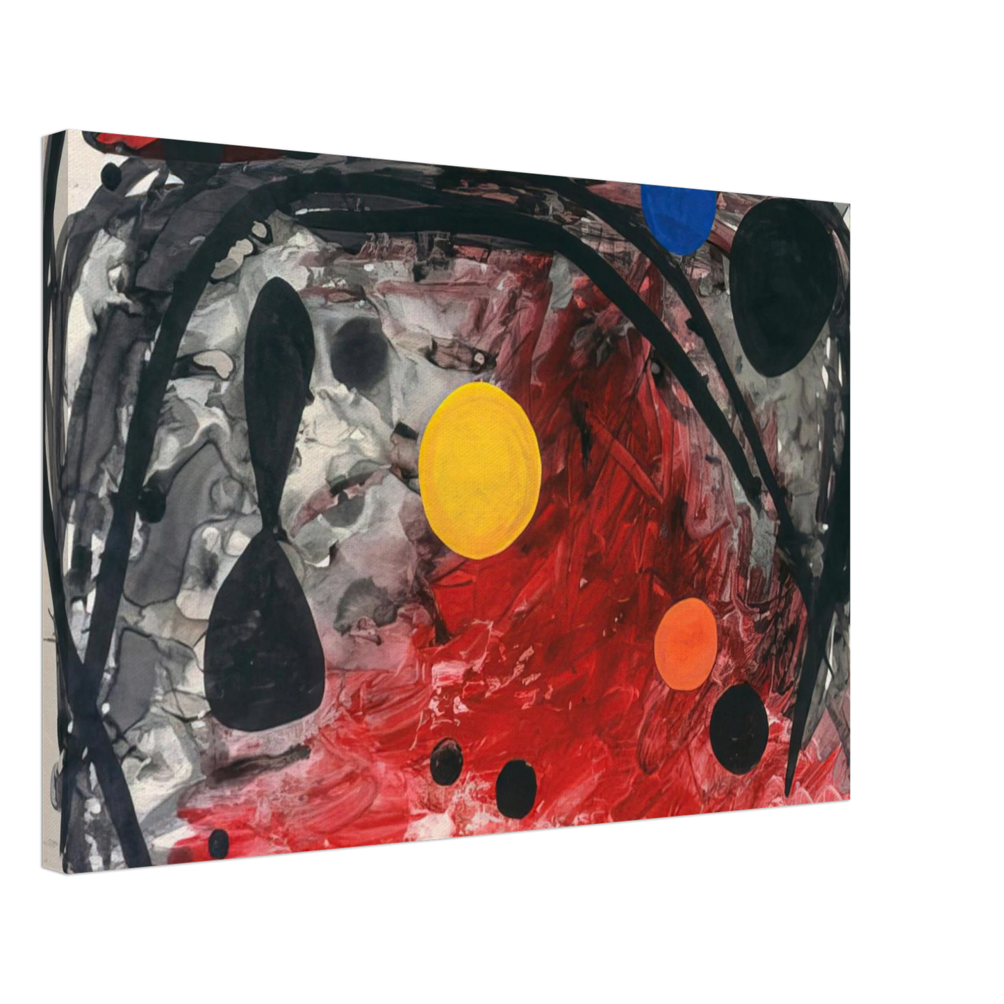 Alexander Calder - UNTITLED 1946 Canvas - 40x60 cm / 16x24 inches-canvas