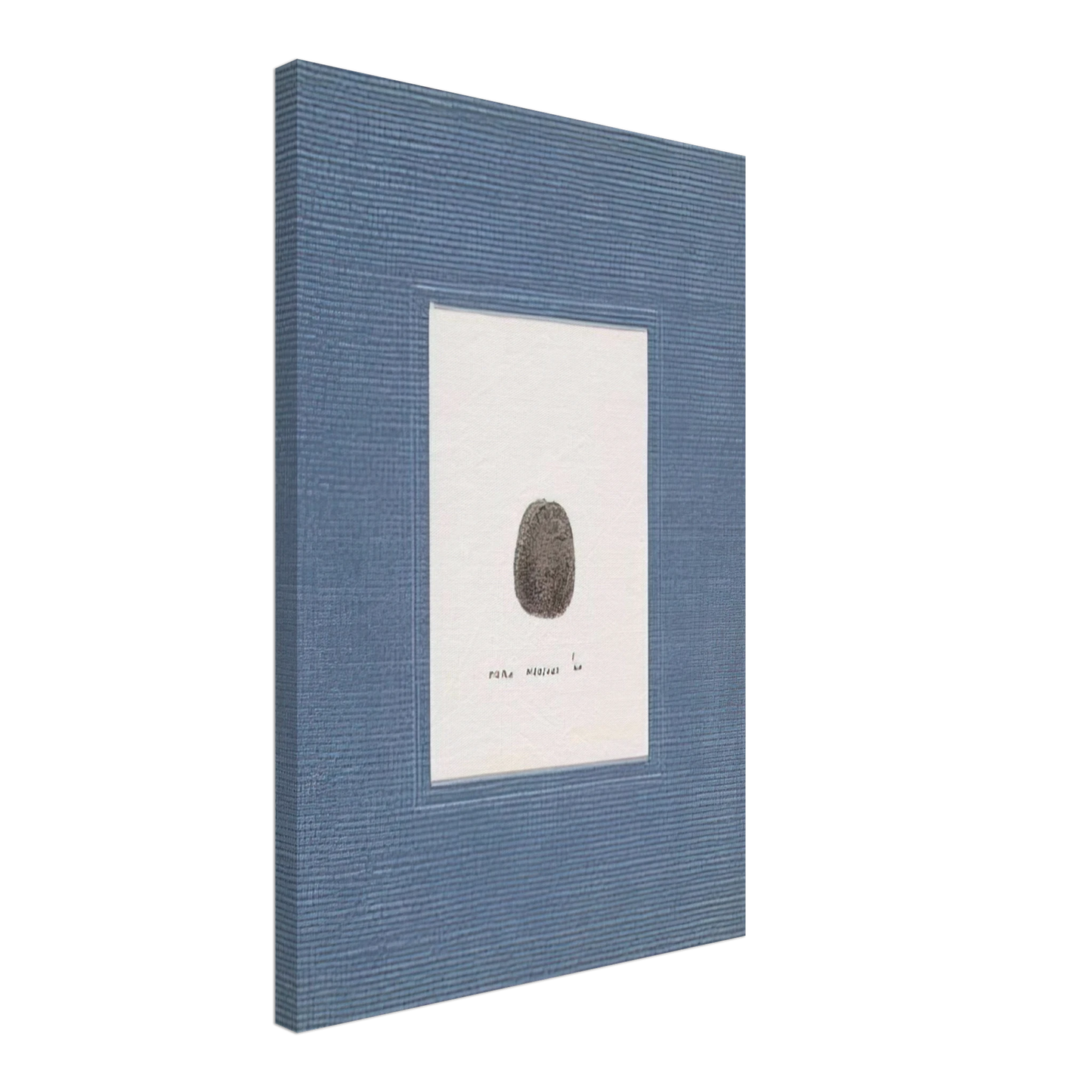 Piero Manzoni - Thumbprint - 1960 Canvas - 40x60 cm / 16x24 inches-canvas