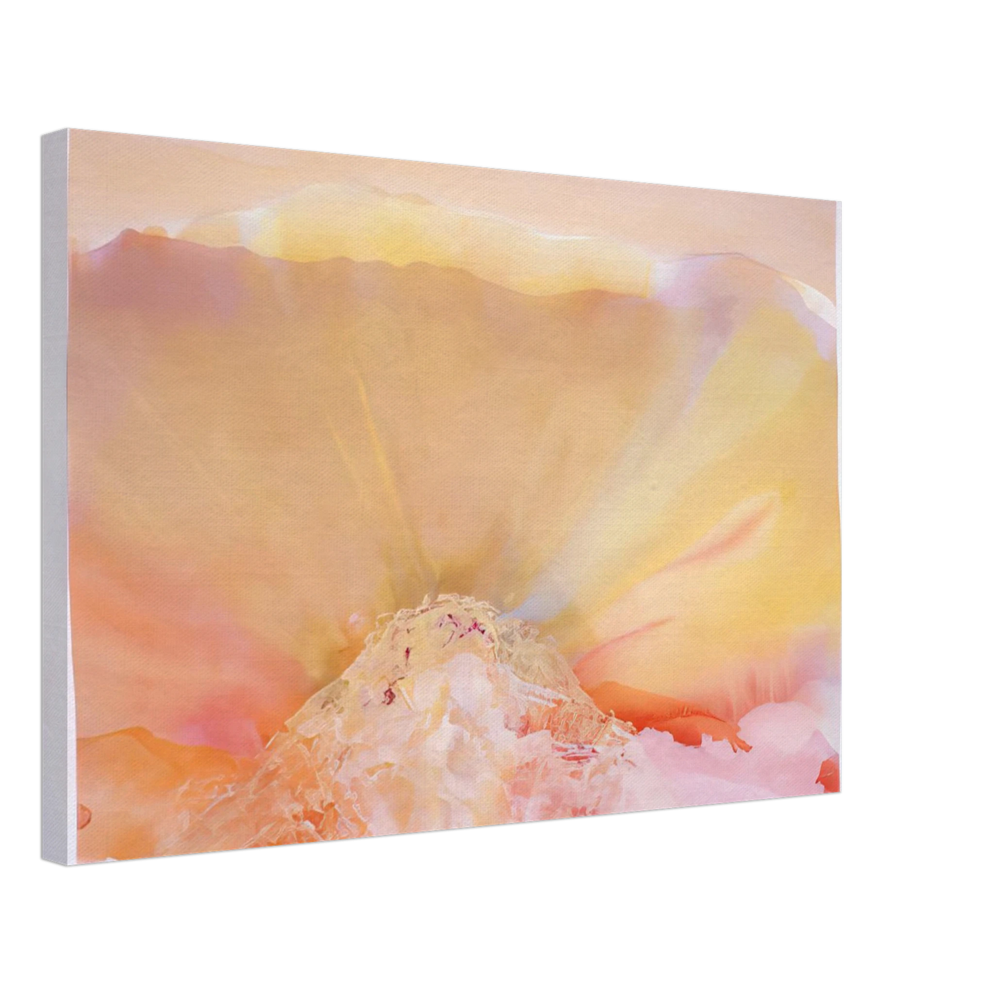 Ronnie Landfield - Eye Of The Pyramid Version I - 1988 Canvas - 70x100 cm / 28x40 inches-canvas