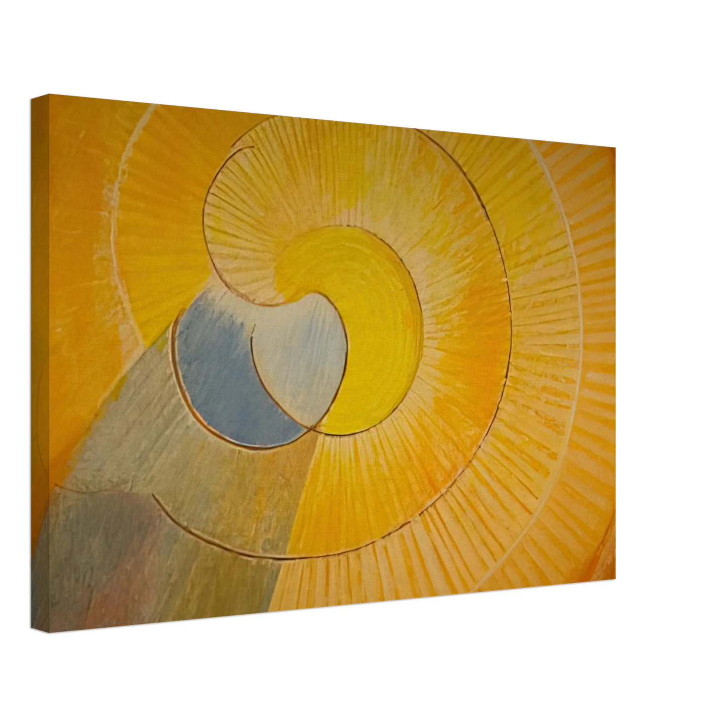 Lawren Harris - Abstraction - 1964 Canvas - 40x60 cm / 16x24 inches-canvas