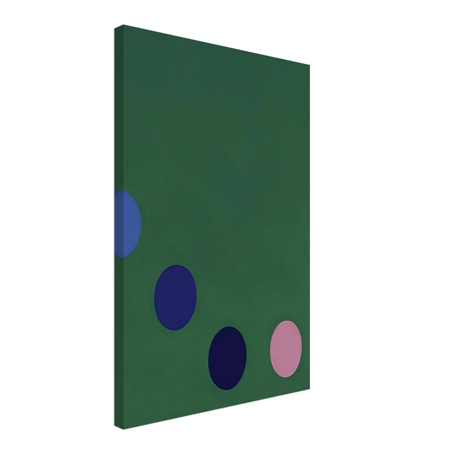 Thomas Downing - Green Square - Op Art Canvas - 40x60 cm / 16x24 inches-canvas