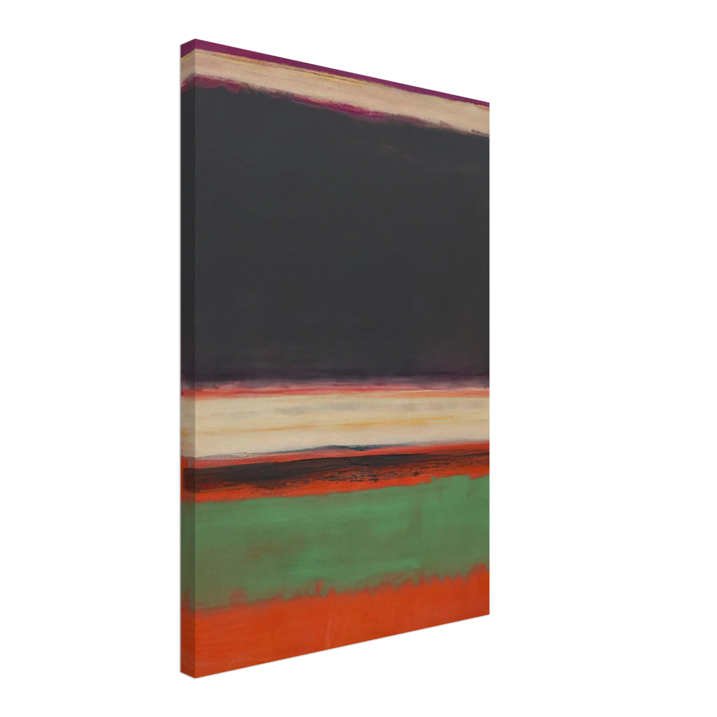 Mark Rothko - No.3No.13 Magenta, Black, Green on Orange - 1949 Canvas - 70x100 cm / 28x40 inches-canvas