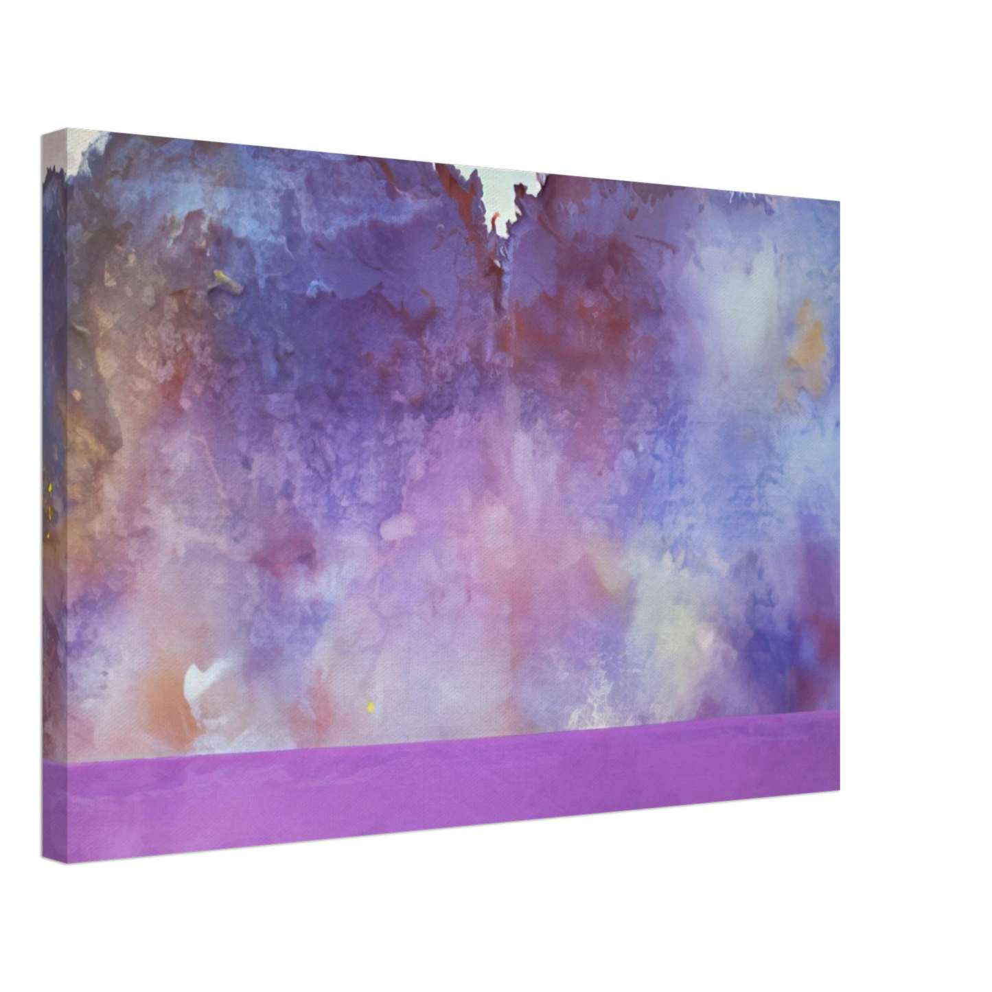 Ronnie Landfield - Diamond Lake - 1969 Canvas - 40x60 cm / 16x24 inches-canvas