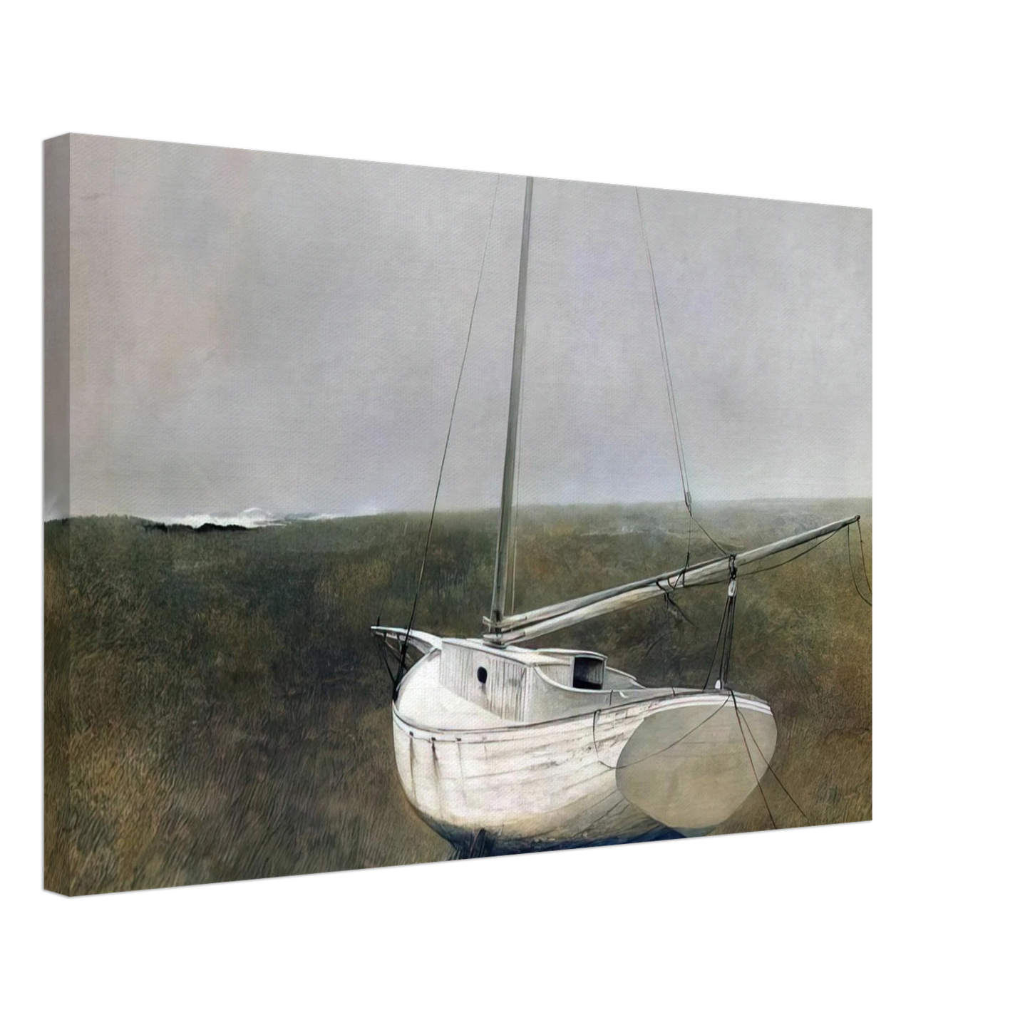 Andrew Wyeth - BELOW DOVER 1950 Canvas - 70x100 cm / 28x40 inches-canvas