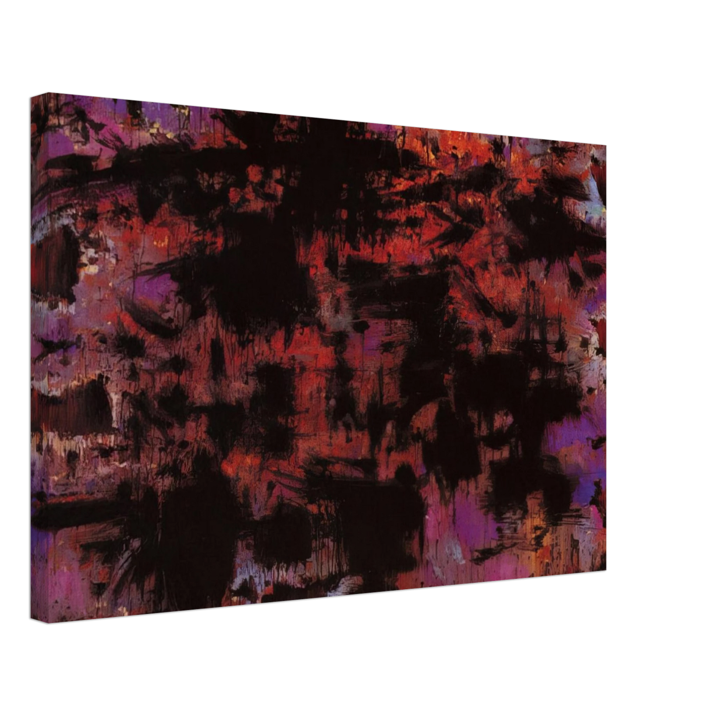 Alfred Manessier - Pour la mere d'un condamne a mort - 1975 Canvas - 40x60 cm / 16x24 inches-canvas