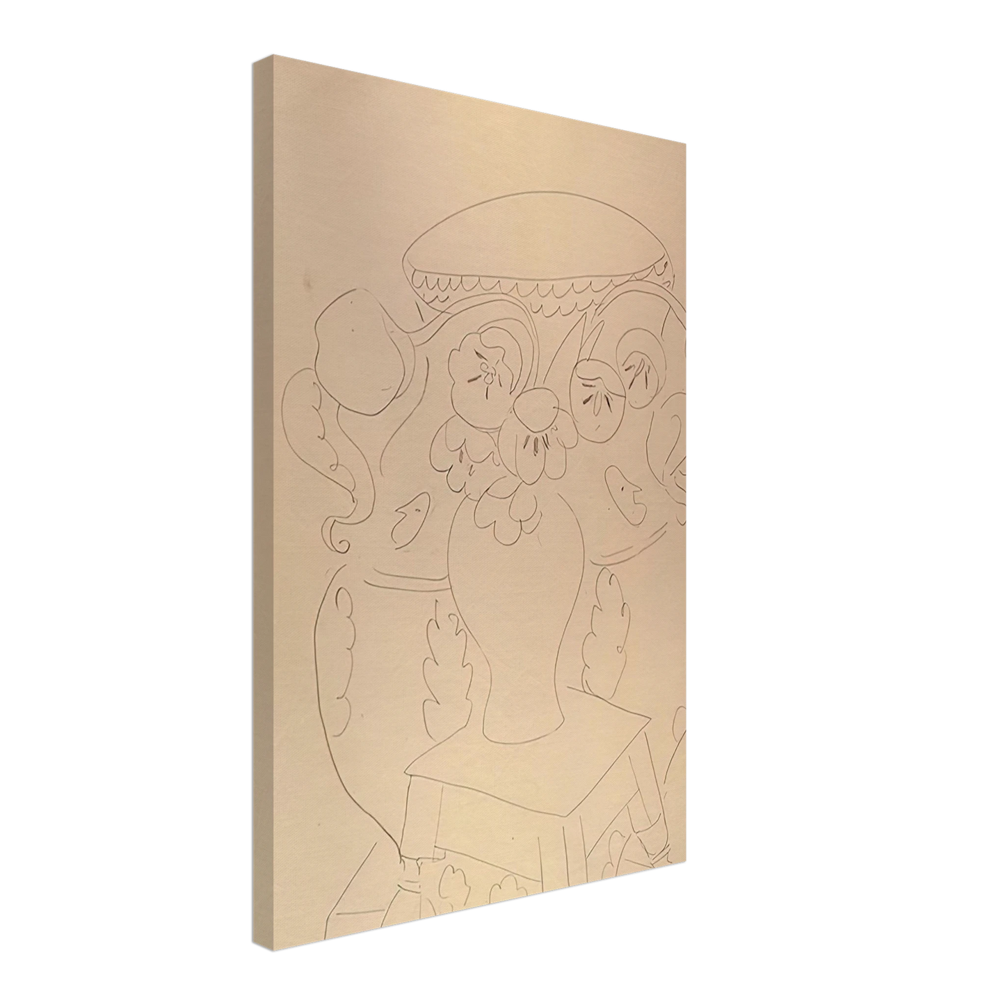 Henri Matisse - STILL LIFE WITH TWO VASES 1940 Canvas - 70x100 cm / 28x40 inches-canvas