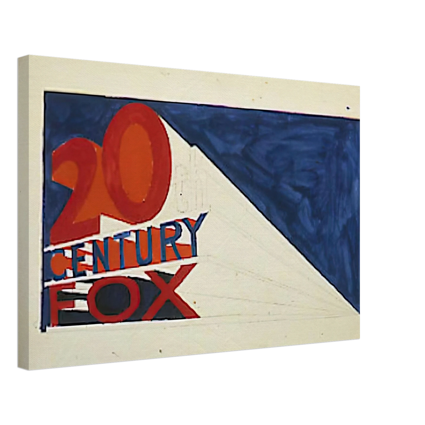 Edward Ruscha - TRADEMARK 6 1962 Canvas - 40x60 cm / 16x24 inches-canvas