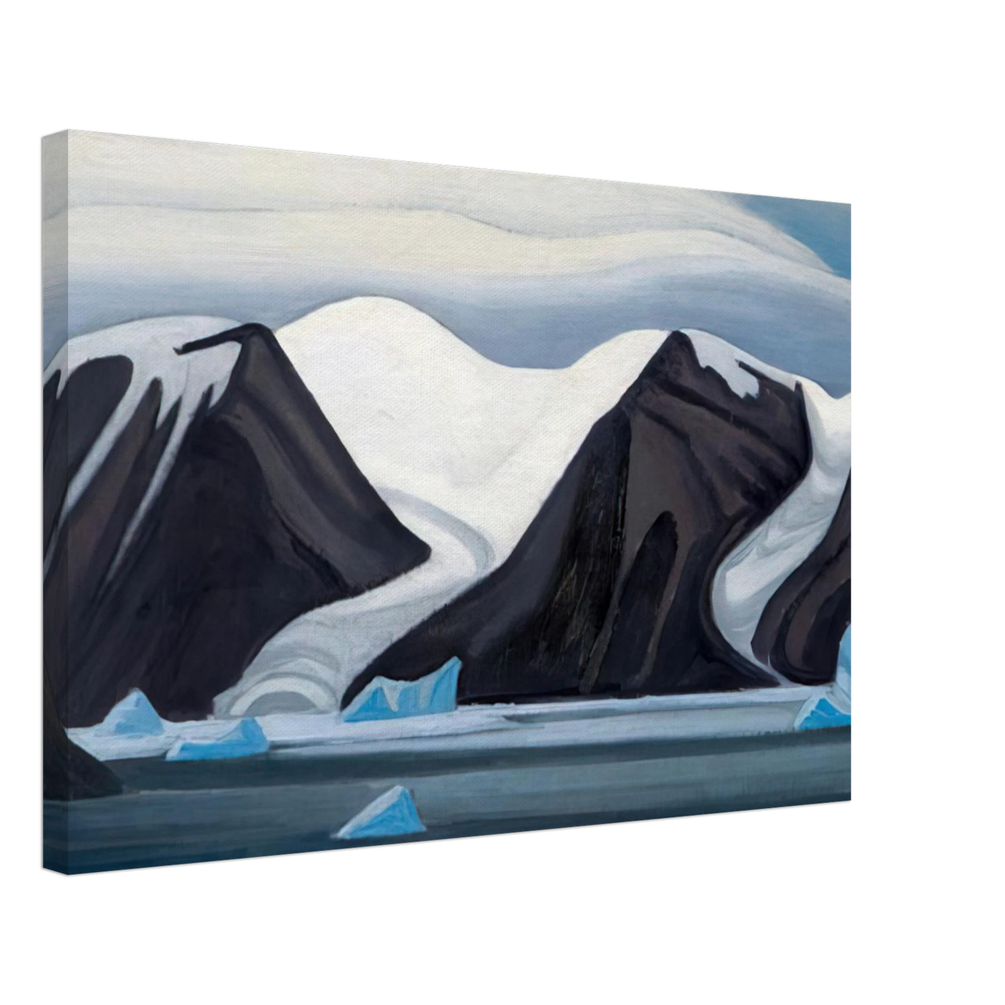 Lawren Harris - Nerke, Greenland - 1930 Canvas - 70x100 cm / 28x40 inches-canvas