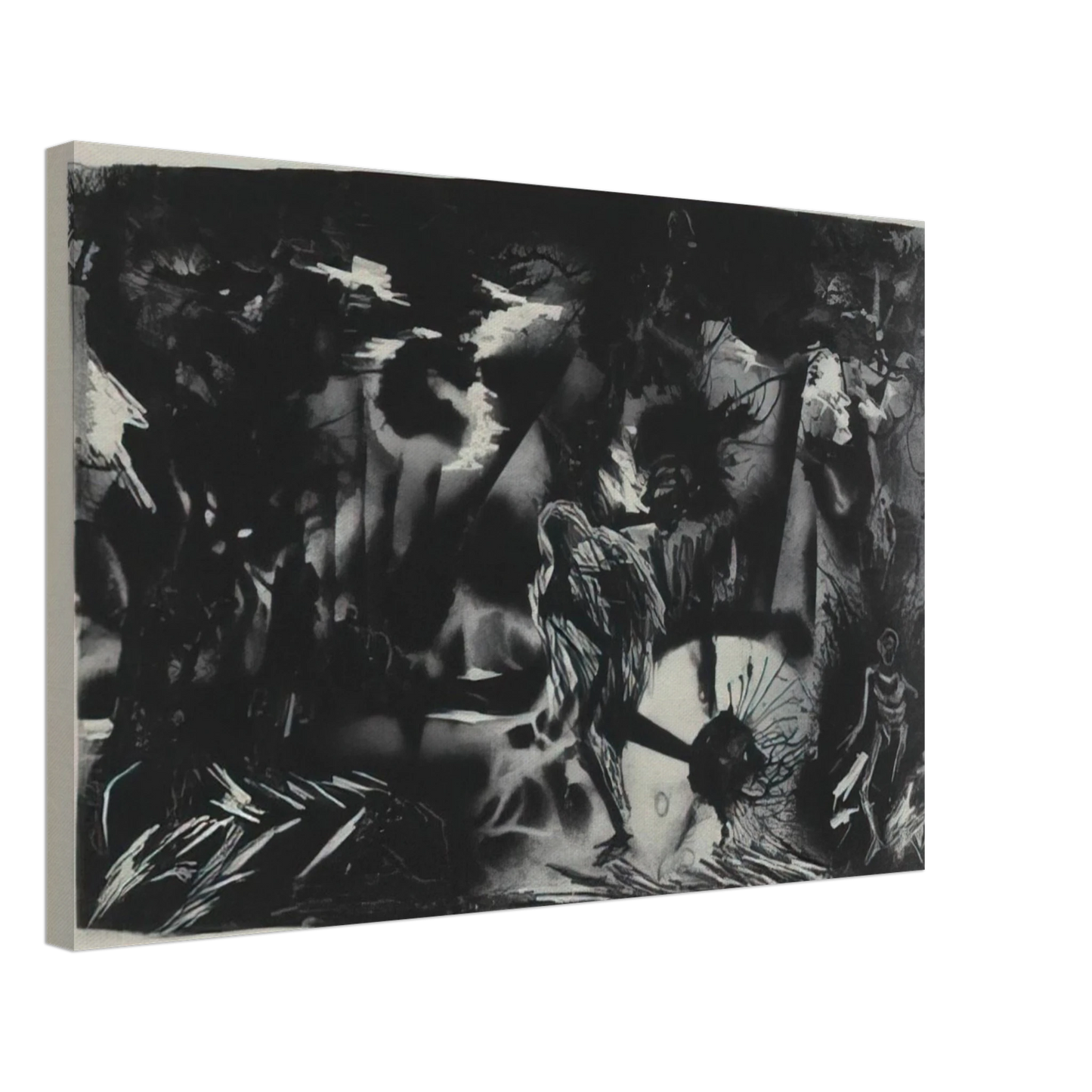 Jackson Pollock - FIGURES IN A LANDSCAPE Canvas - 40x60 cm / 16x24 inches-canvas