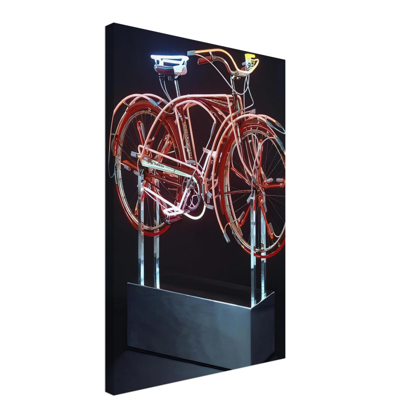 Robert Rauschenberg - BICYCLOID IX 1994 Canvas - 40x60 cm / 16x24 inches-canvas