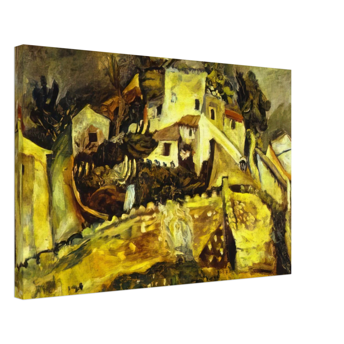 Chaim Soutine - LANDSCAPE AT CAGNES Canvas - 70x100 cm / 28x40 inches-canvas