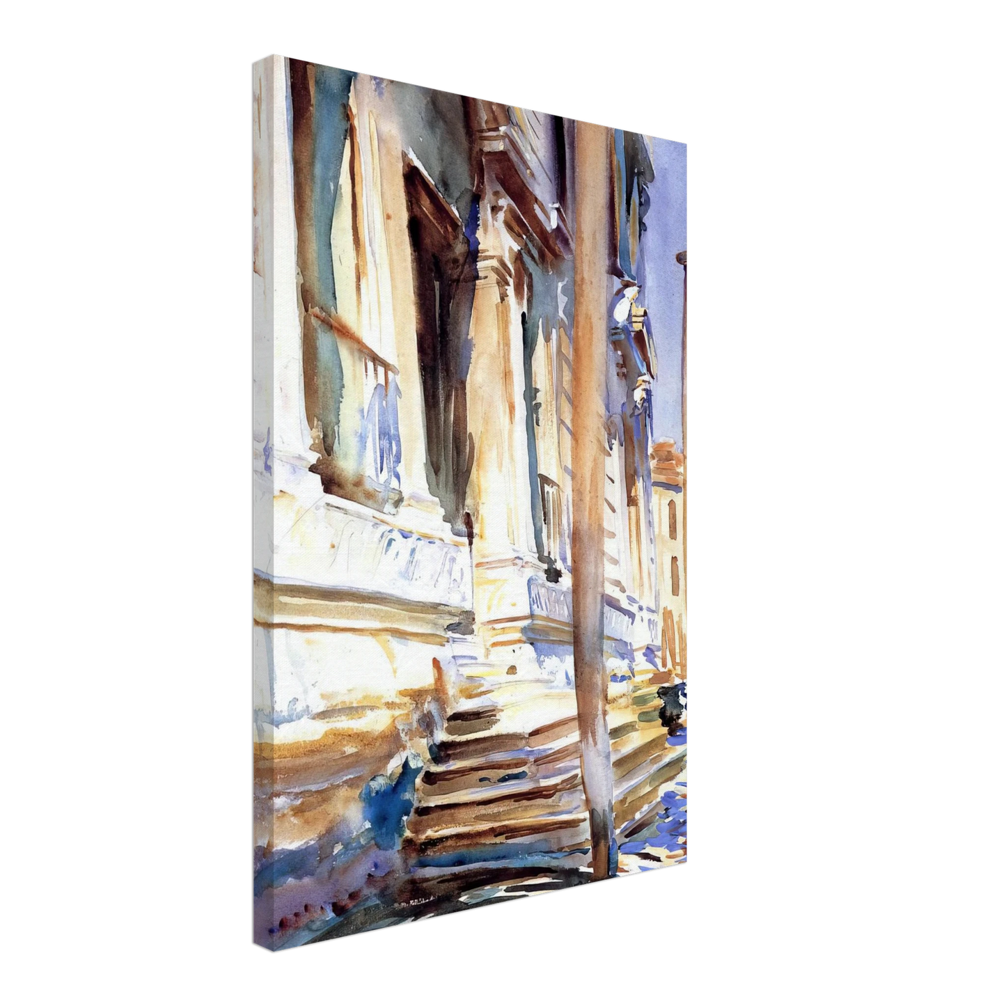 John Singer Sargent - Doorway of a Venetian Palace Canvas - 40x60 cm / 16x24 inches-canvas