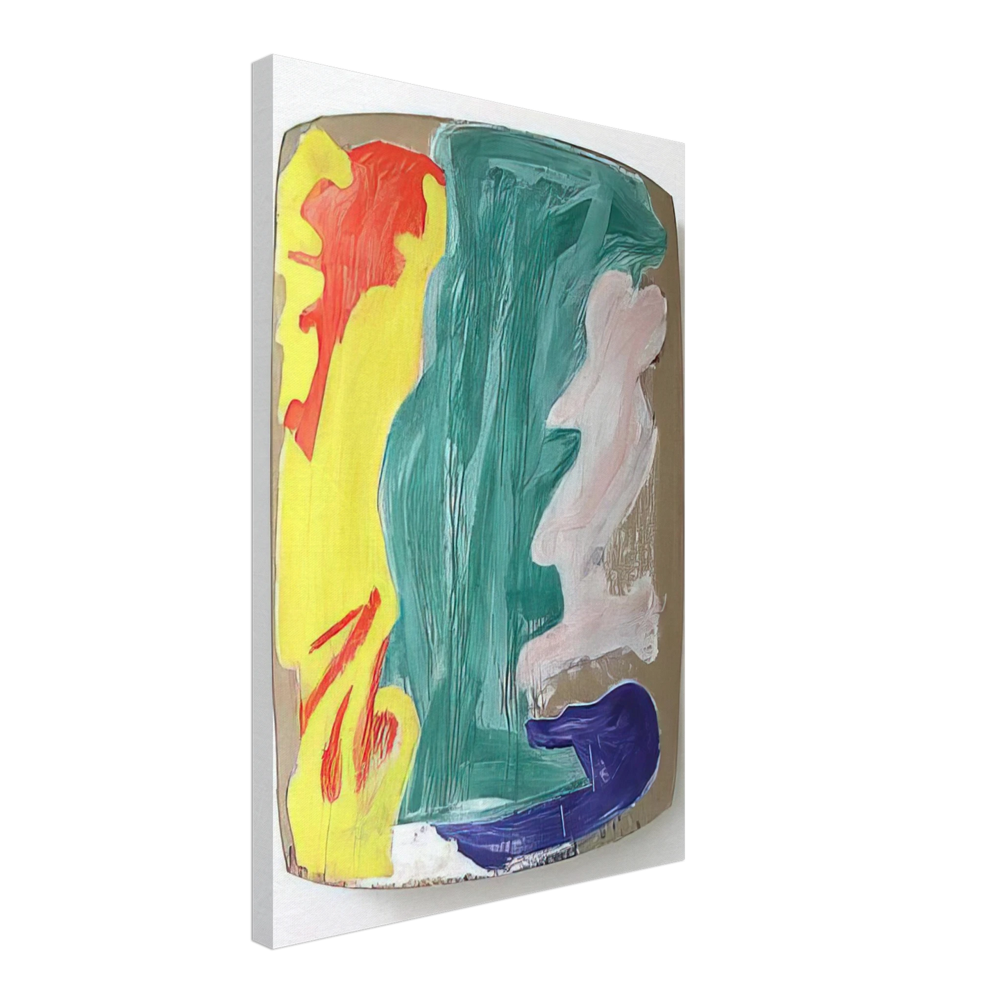 Ron Gorchov - Baton - 1986 Canvas - 40x60 cm / 16x24 inches-canvas