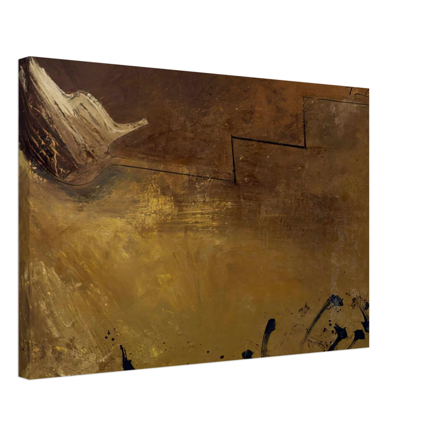 Hassel Smith - Sebastopol Autumn - 1961 Canvas - 70x100 cm / 28x40 inches-canvas