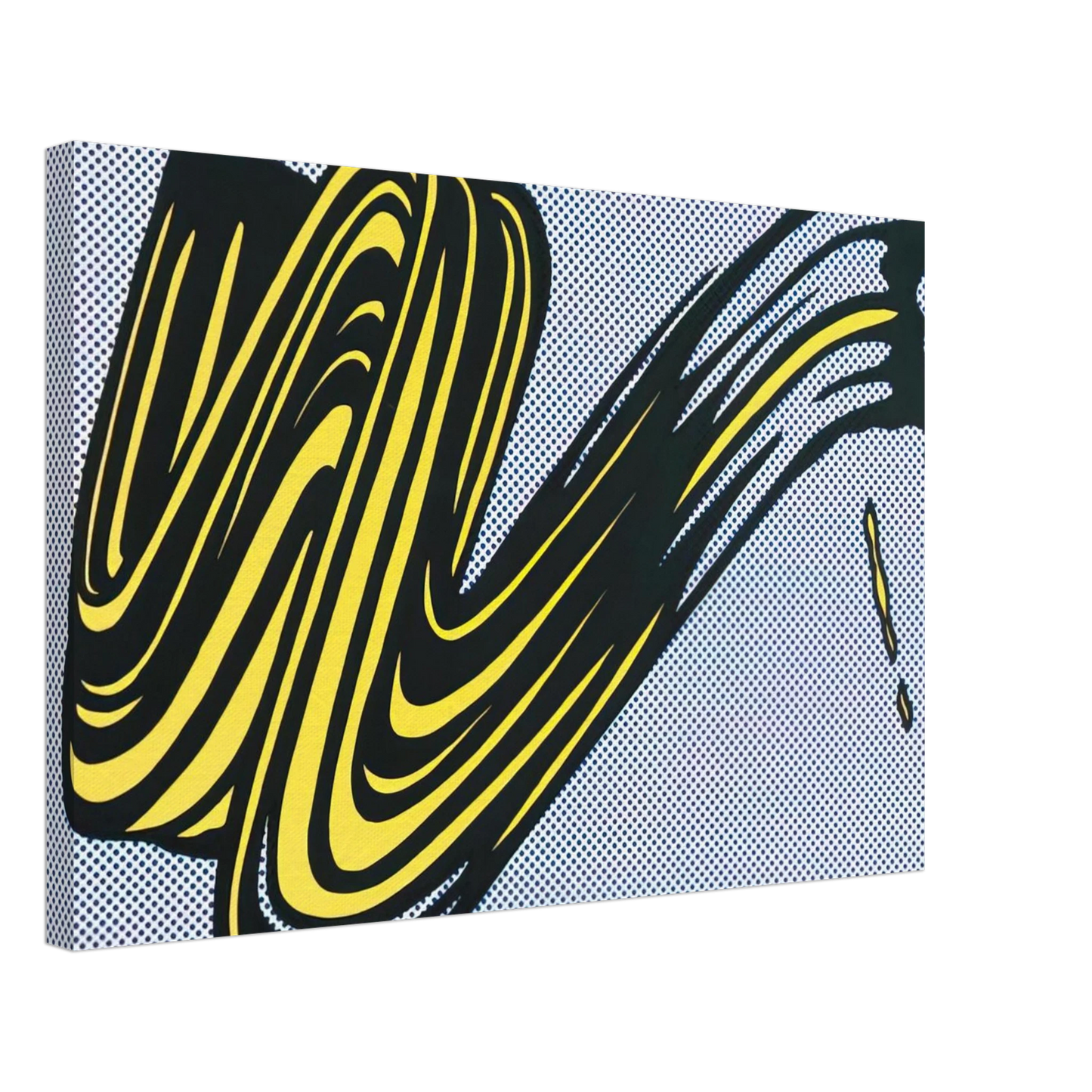 Roy Lichtenstein - BRUSHSTROKE 1965 0 Canvas - 40x60 cm / 16x24 inches-canvas
