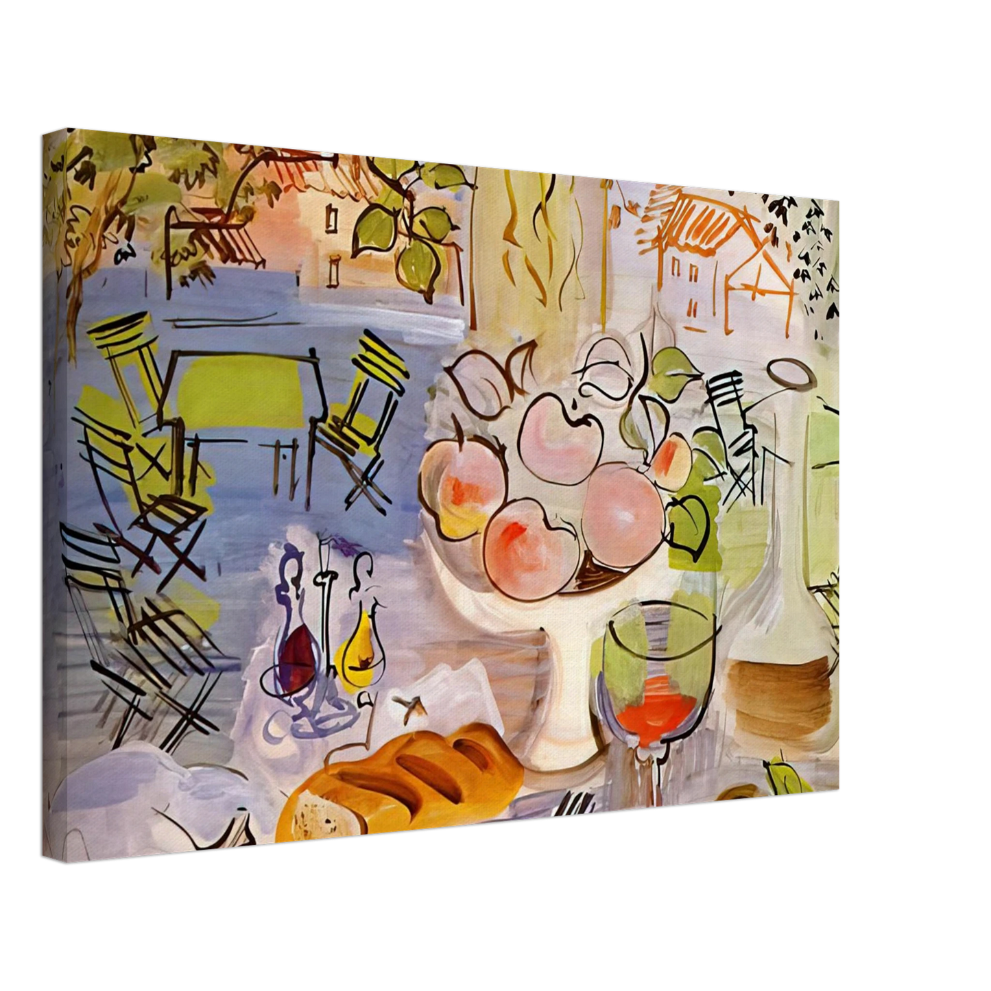 Raoul Dufy - STILL LIFE 1928 Canvas - 40x60 cm / 16x24 inches-canvas