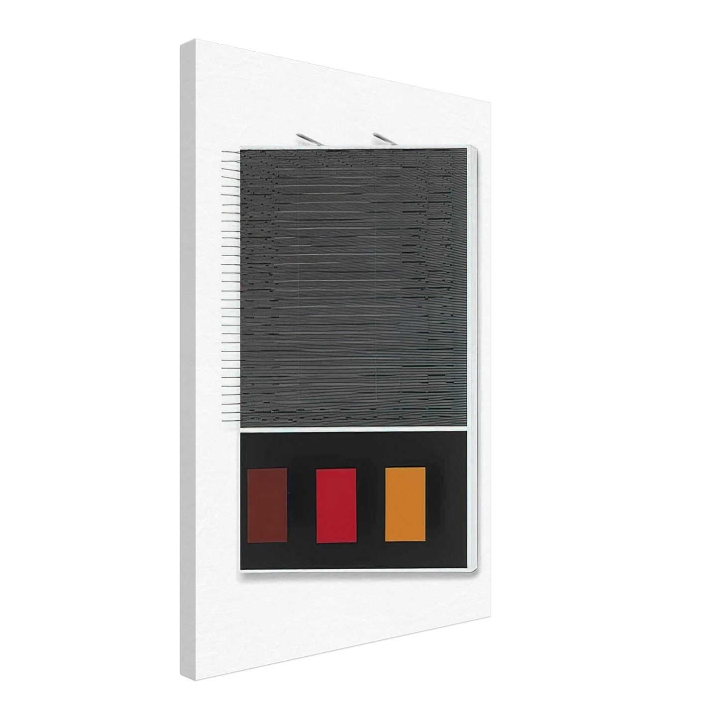 Jesus Rafael Soto - TES GRANDES Y PEQUENAS 1999 Canvas - 40x60 cm / 16x24 inches-canvas