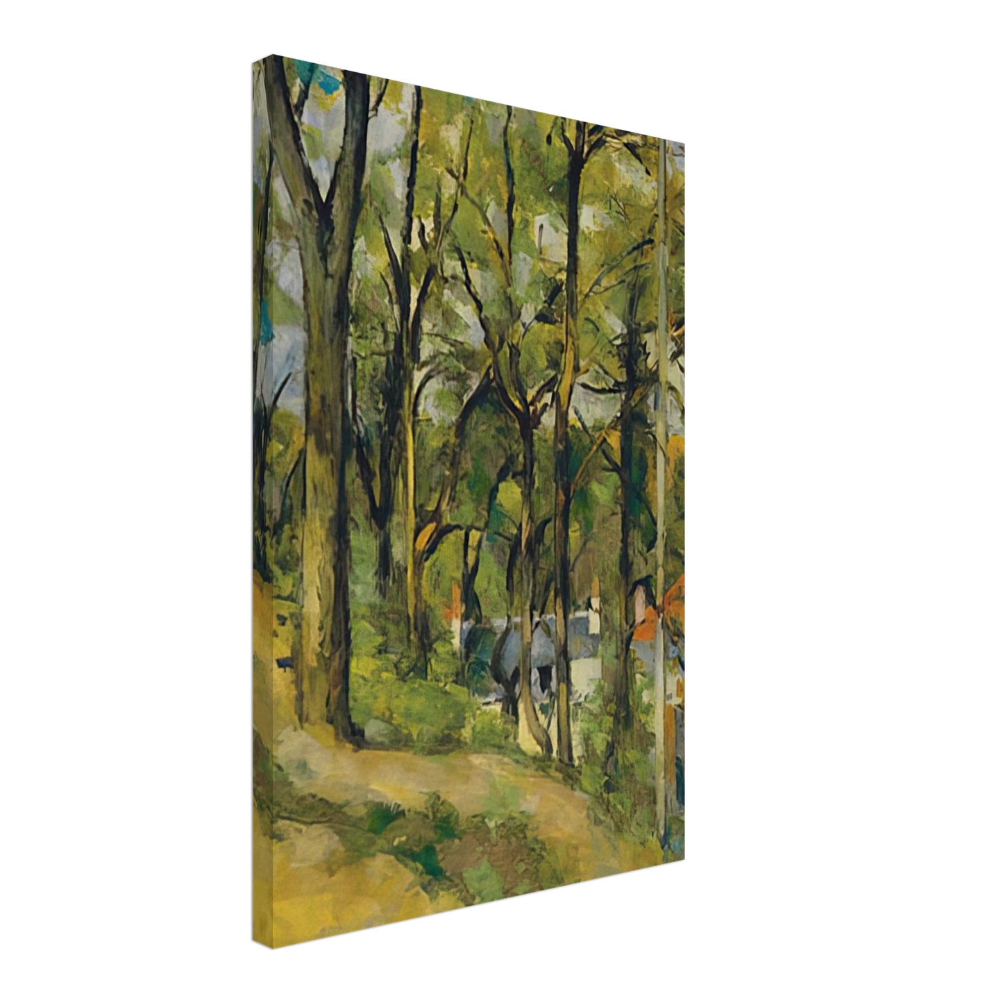 Paul Cezanne - The Orchard Canvas - 70x100 cm / 28x40 inches-canvas