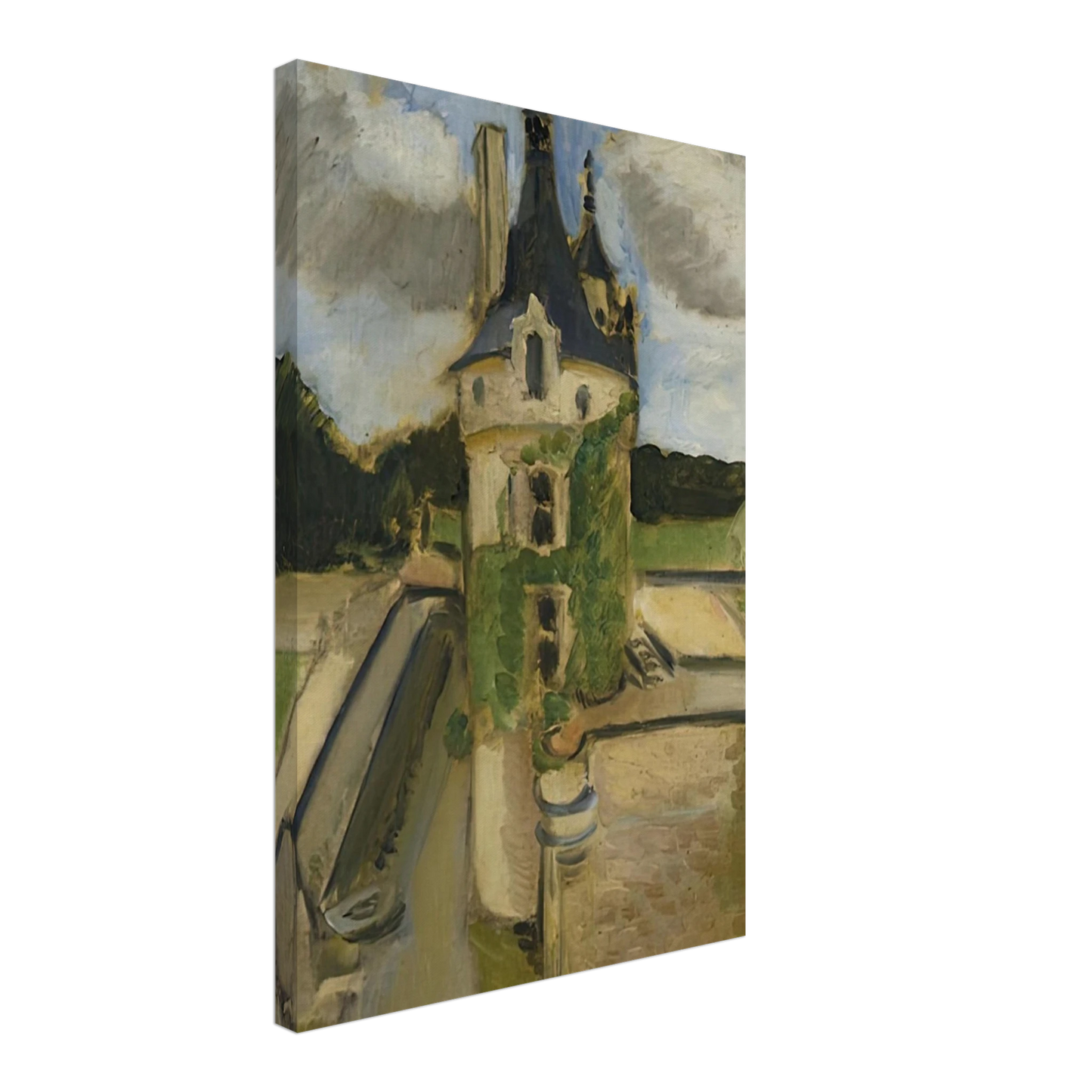 Henri Matisse - LLA TOUR DE CHENONCEAUX 1917 Canvas - 40x60 cm / 16x24 inches-canvas