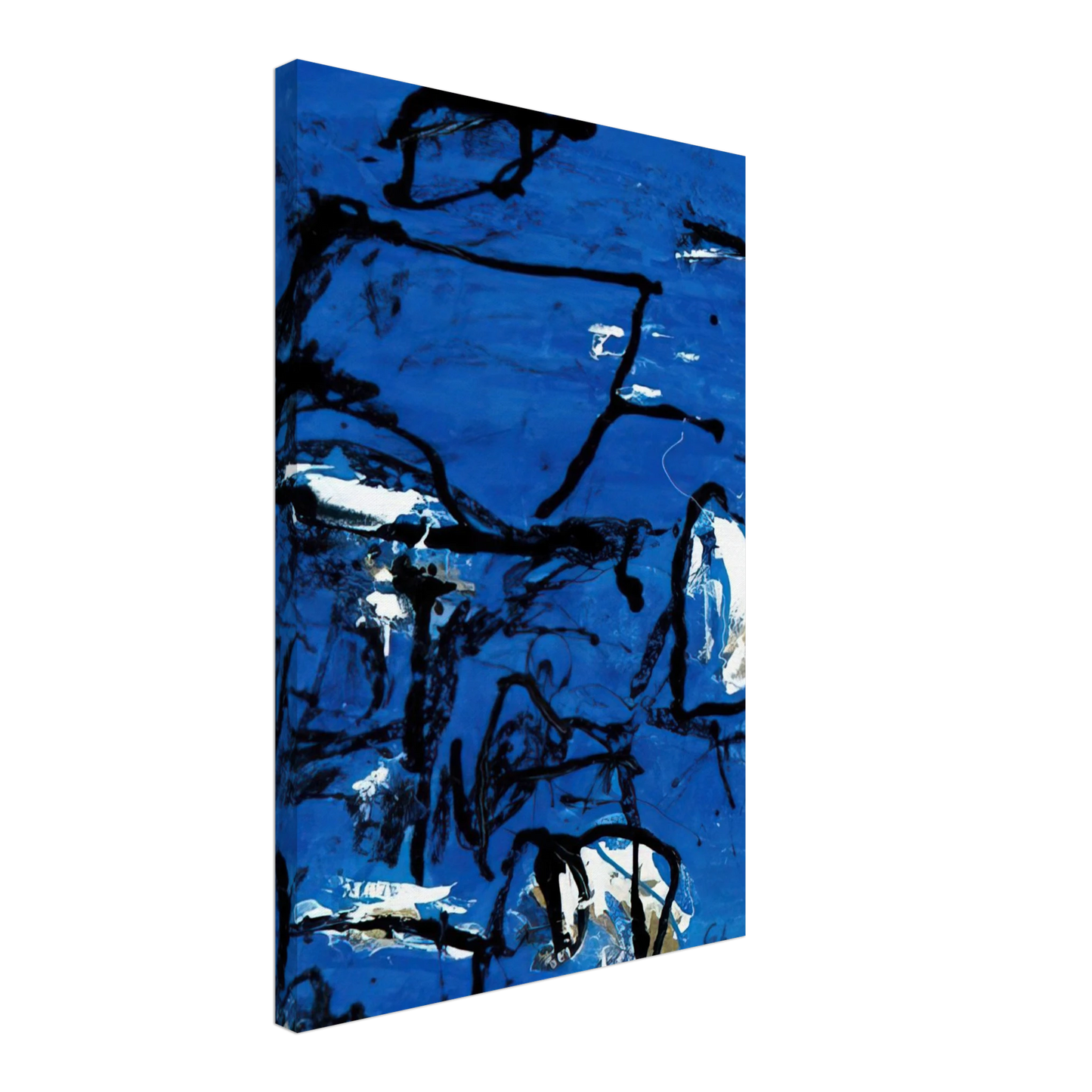 Emil Schumacher - Cuma - Tachisme Canvas - 70x100 cm / 28x40 inches-canvas