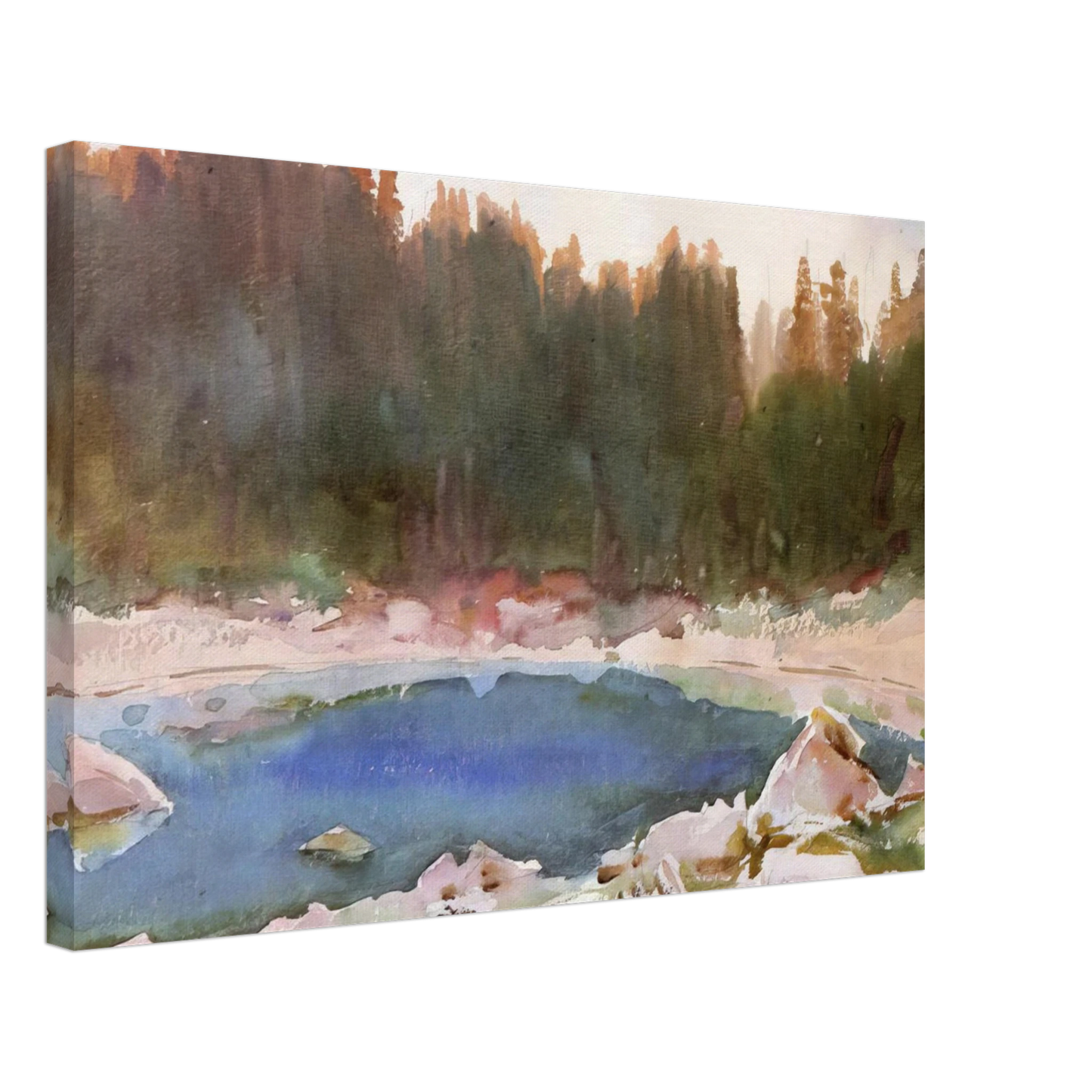 John Singer Sargent - Lake in the Tyrol Canvas - 70x100 cm / 28x40 inches-canvas