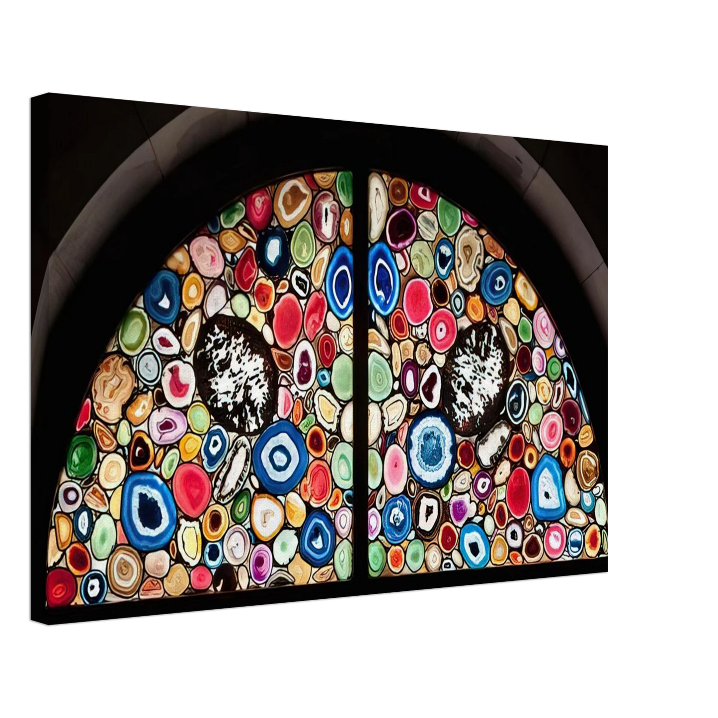 Sigmar Polke - AHATFENSTER 2009 3 Canvas - 40x60 cm / 16x24 inches-canvas